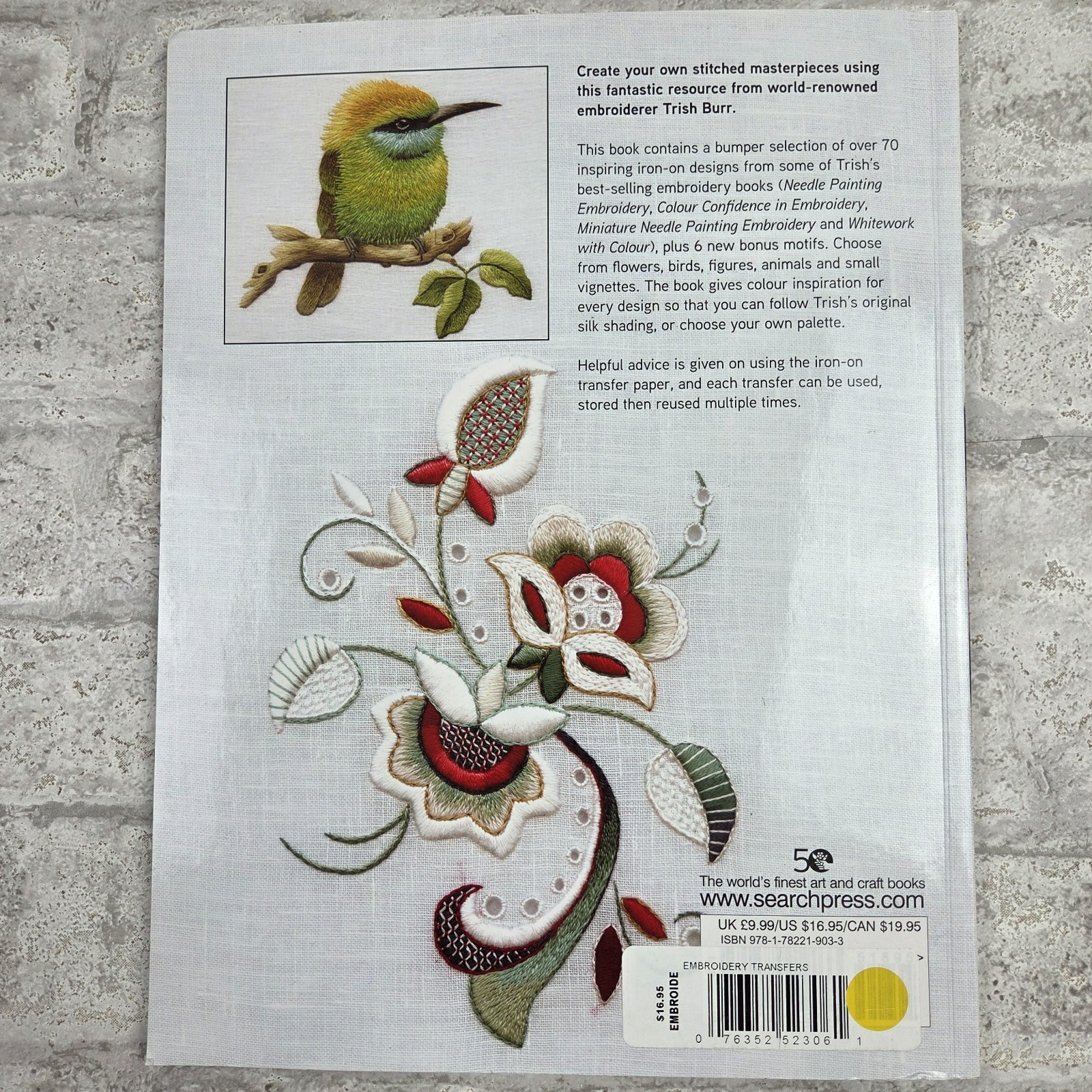 Trish Burr&rsquo;s Embroidery Transfers: Over 70 iron-on designs