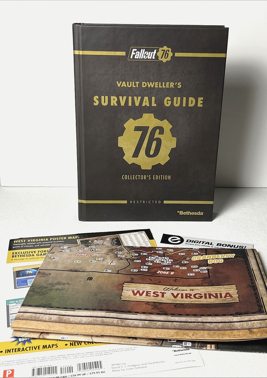 Fallout 76: Official Collector&rsquo;s Edition Guide by Garitt Rocha &… WV Poster Map