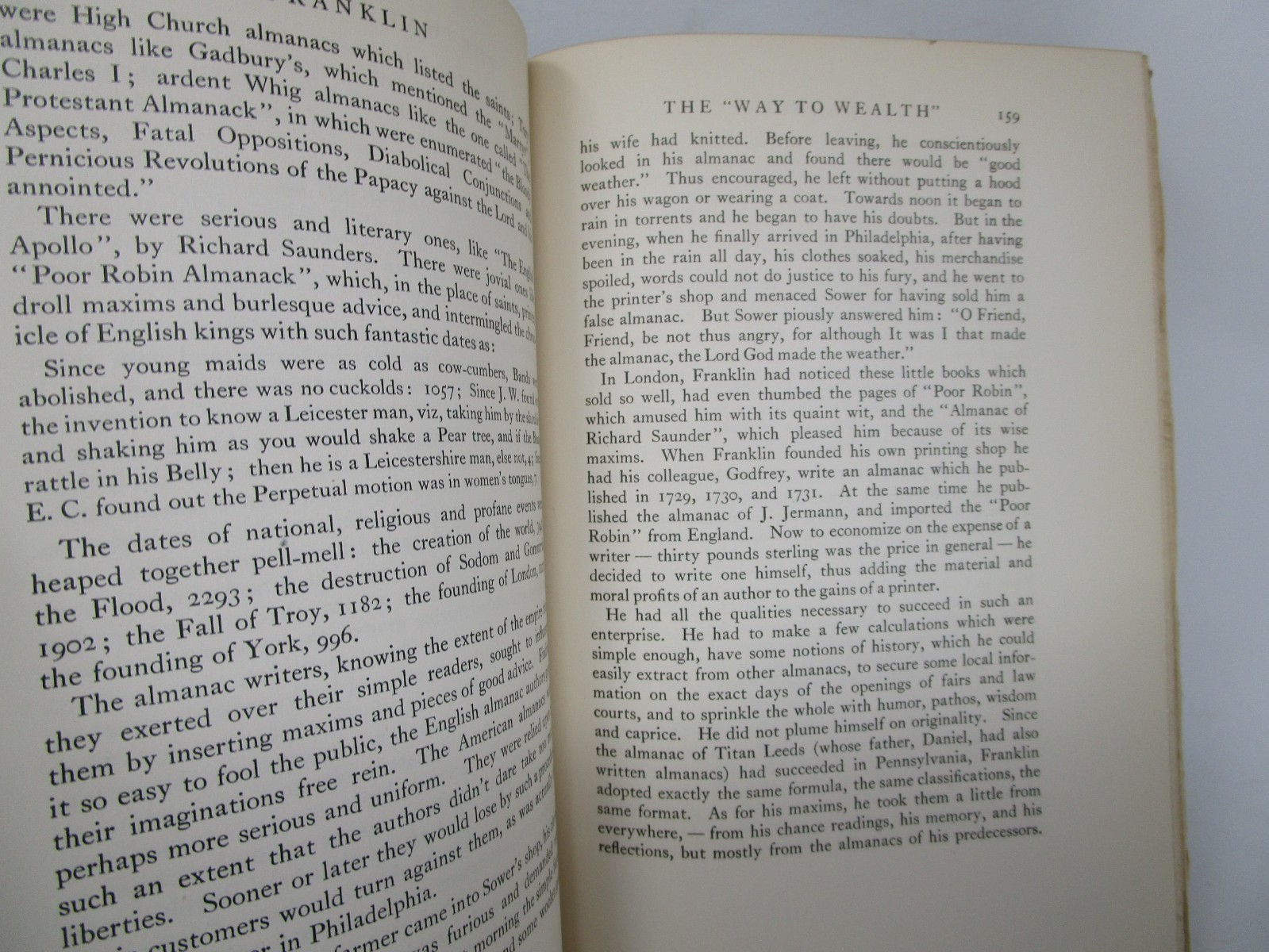 Bernard Fay&rsquo;s Franklin, The Apostle of Modern Times with Illustrations 1929