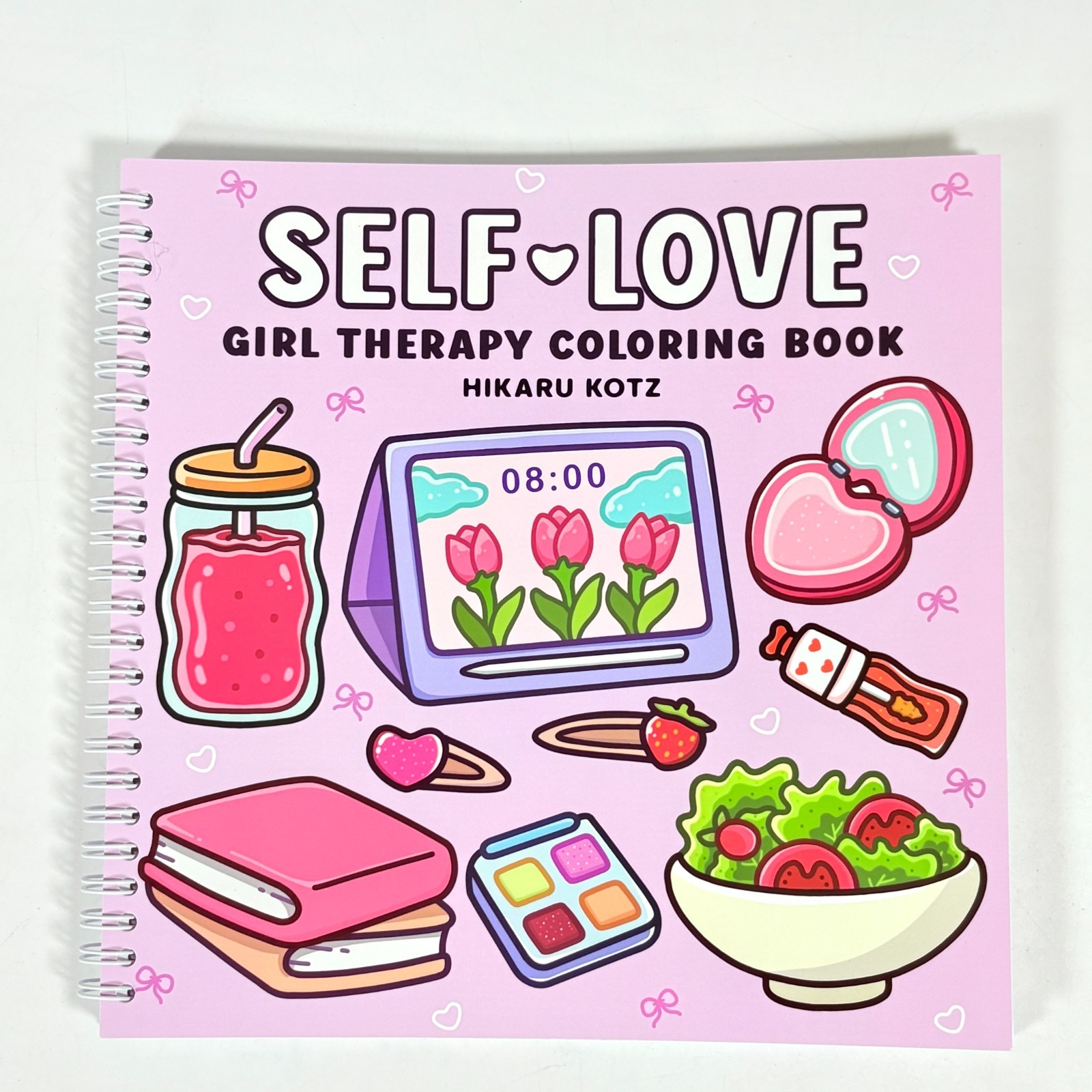 Self-Love: Girl Therapy Coloring Book, Spiral Bound, 40 pg. , 8.5&Prime; x 8.5&Prime;