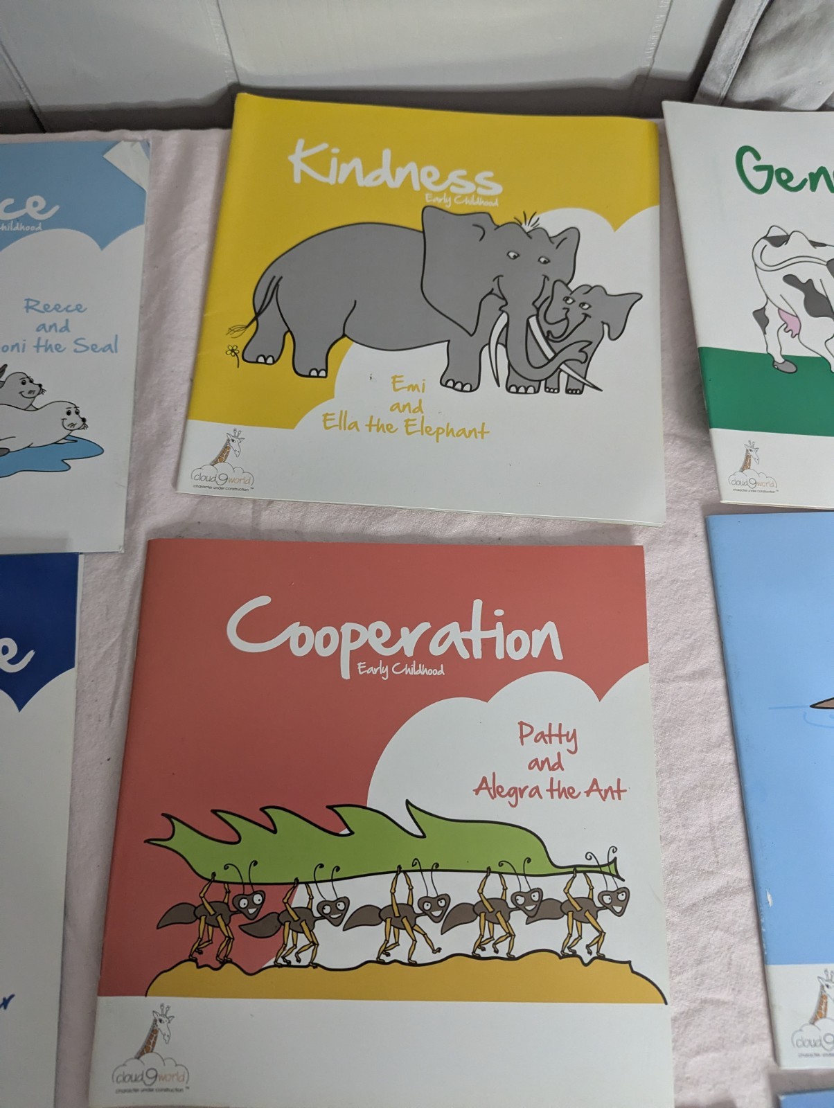 14 lot Early Childhood Cloud 9 world character books tolerance honesty kindness