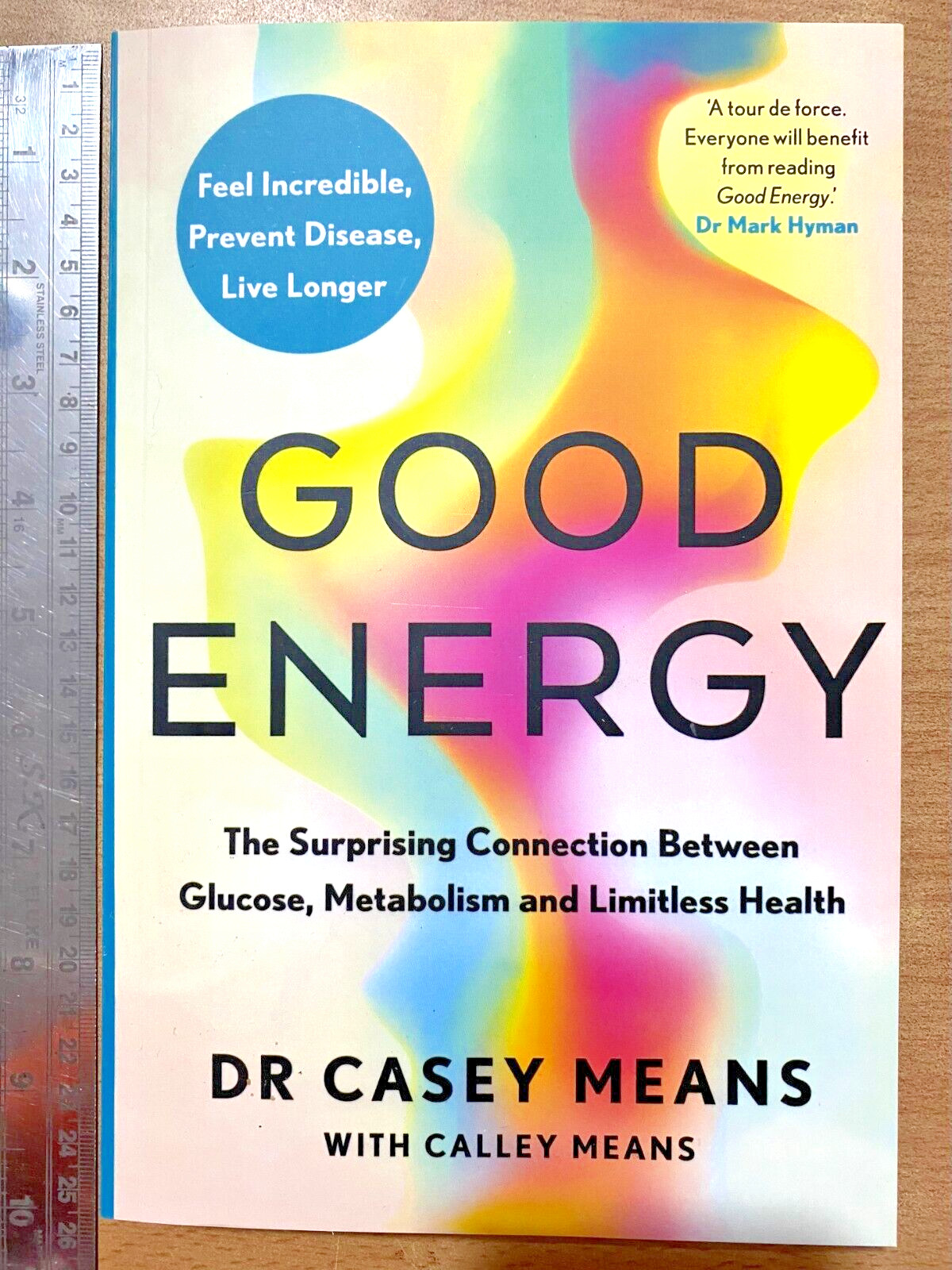 Good Energy by Dr. Casey Means NEW Paperback…….