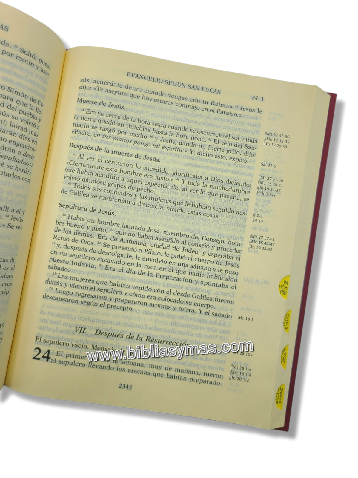 Biblia de Jerusalen Edicion Revisada y Ampliada letra grande Indices Catolica