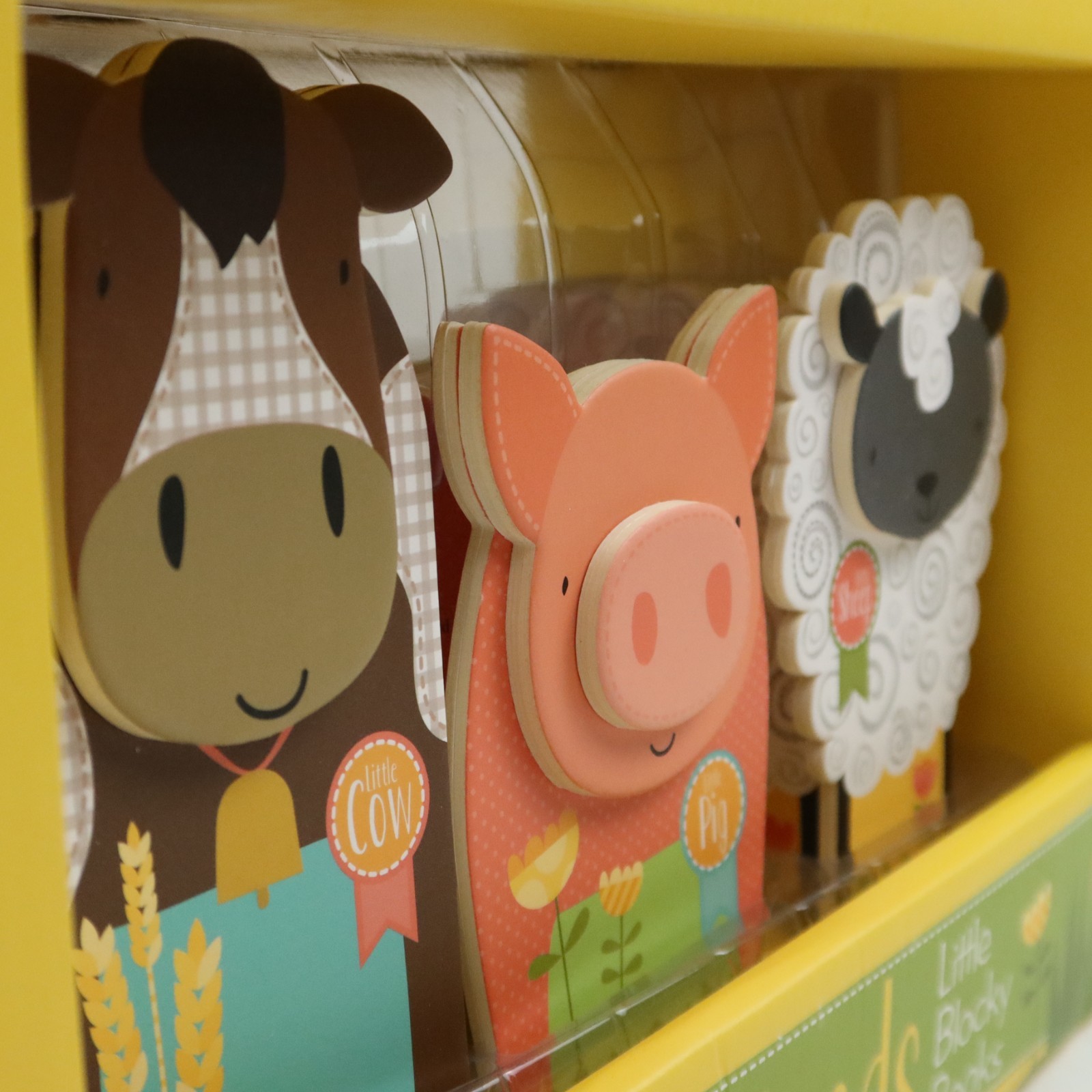 Bendon Farm Friends Little Blocky Books Set Cow Pig Sheep Baby Board Books Kids