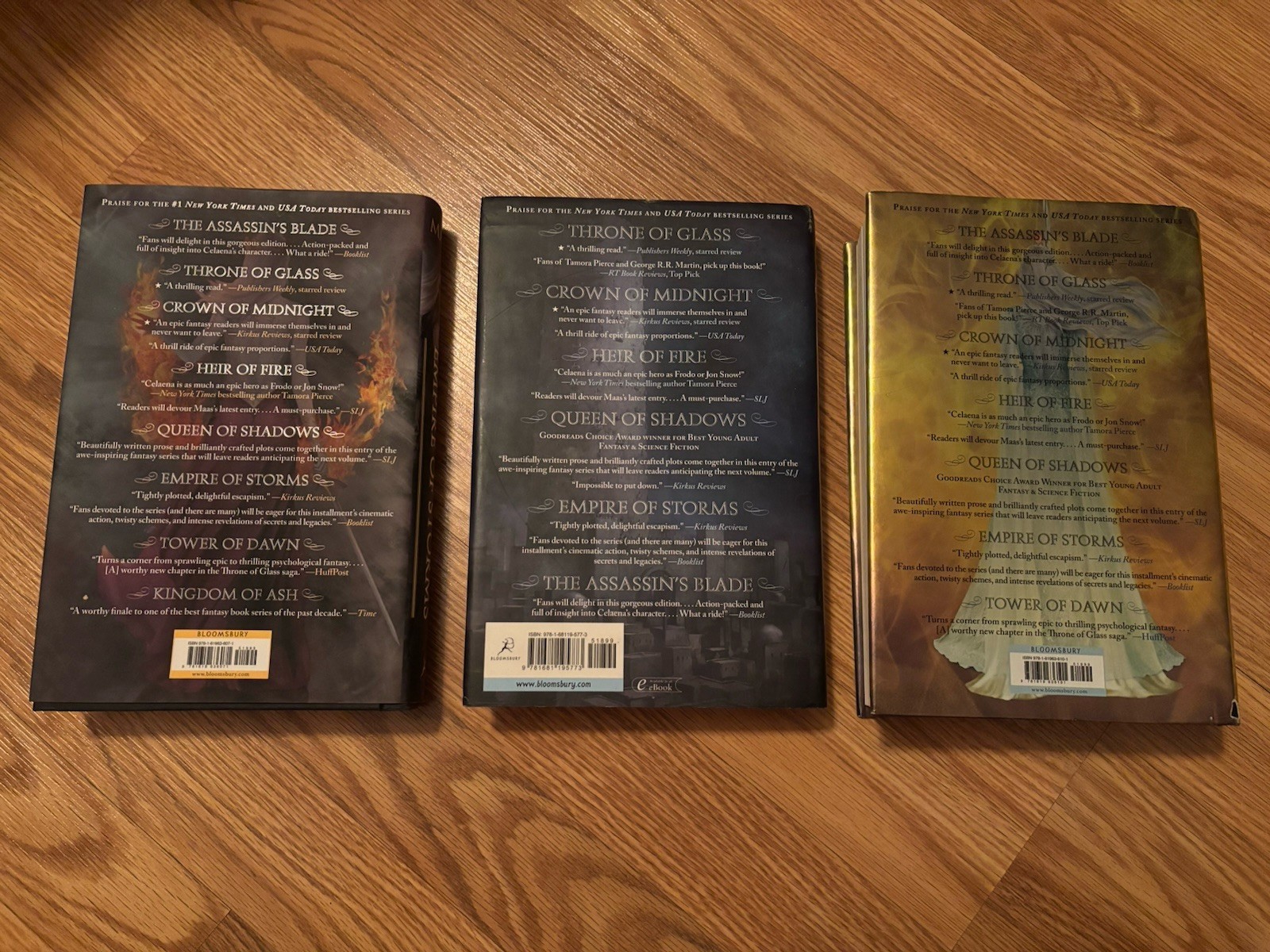 Books 6-8 Of Throne Of Glass Series By Sarah Maas. Hardcovers, Out Of Print