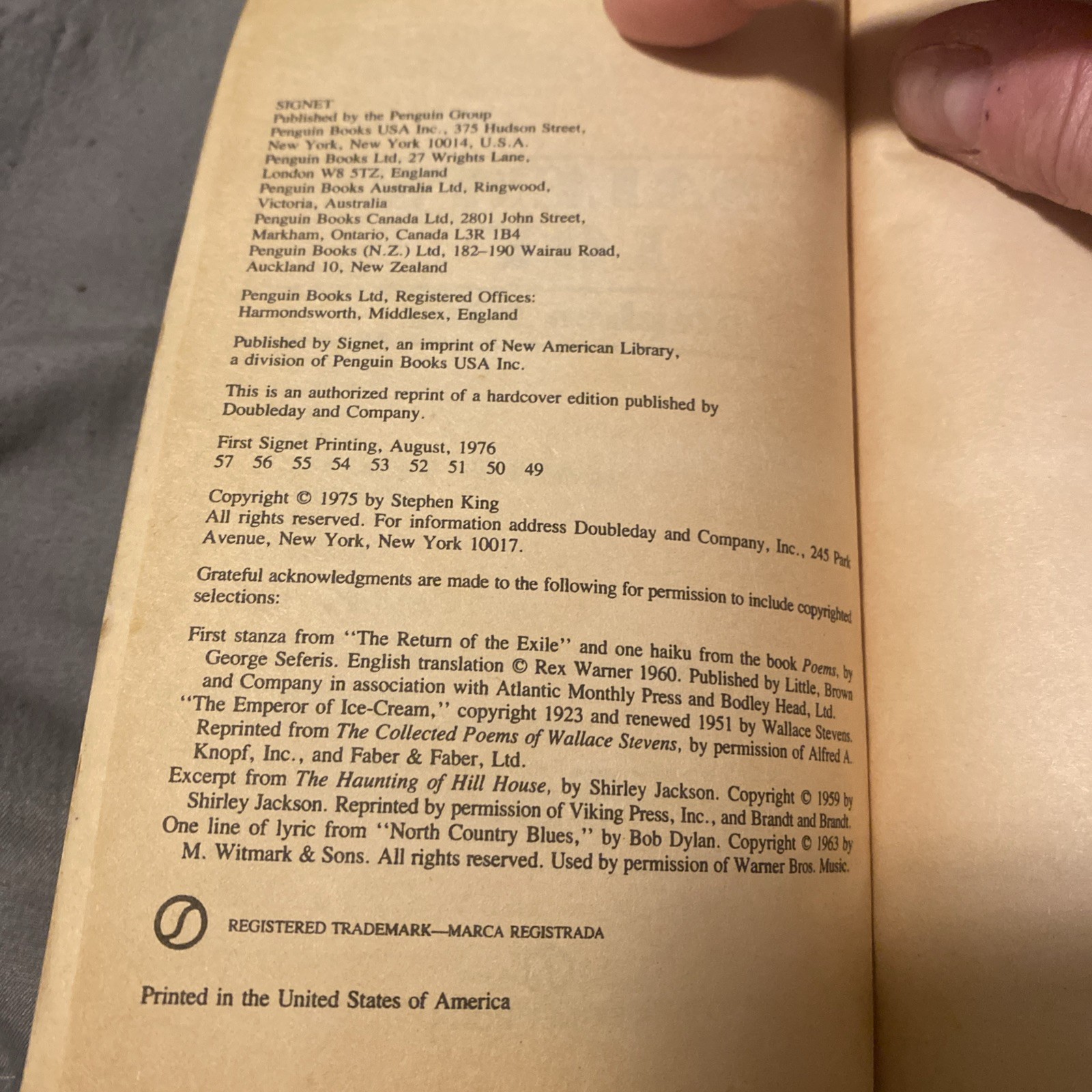 Salem&rsquo;s Lot By Stephen King
