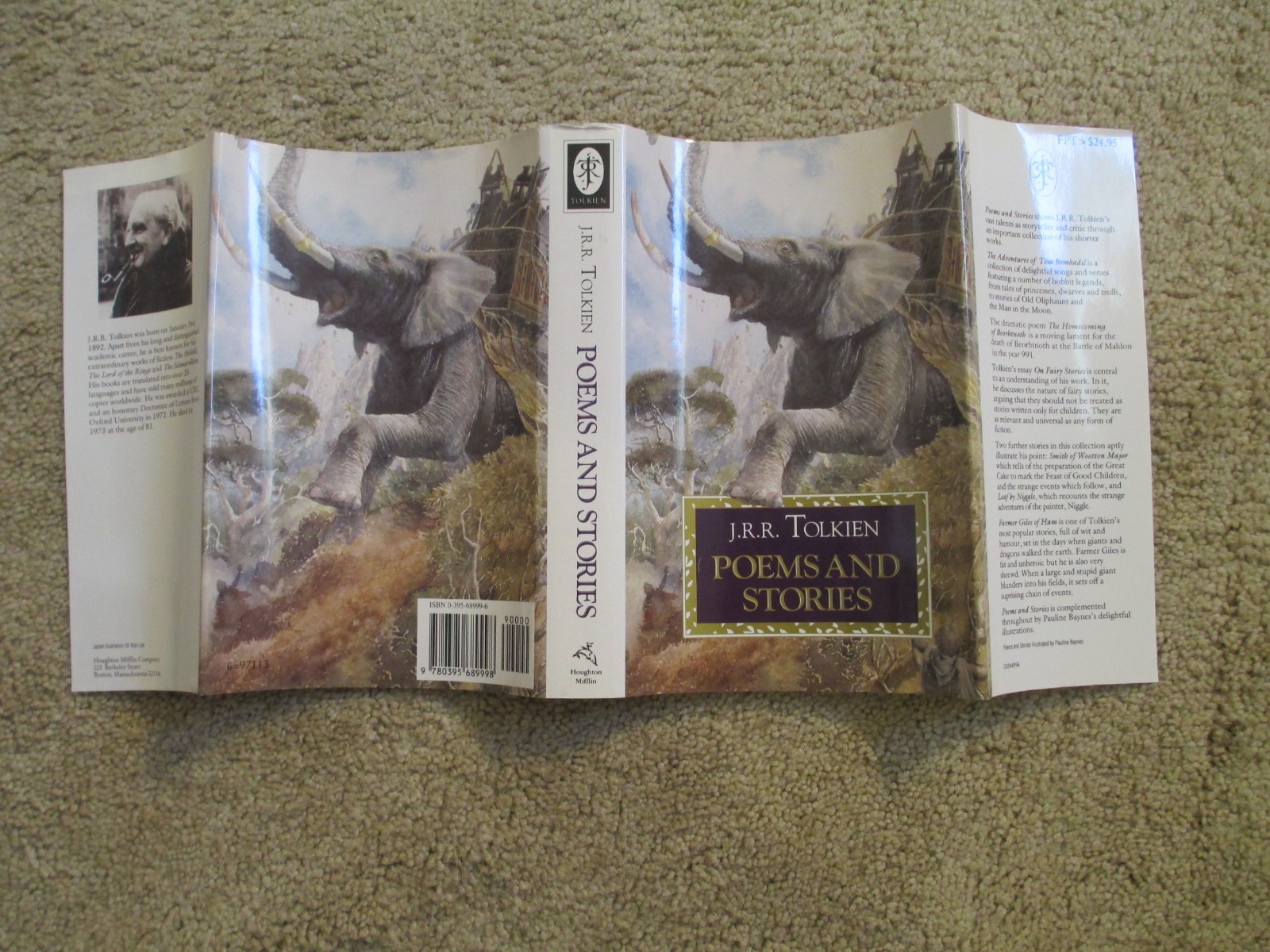 Poems and Stories by J. R. R. Tolkien 1994 1st Ed/2nd Print HC DJ NM