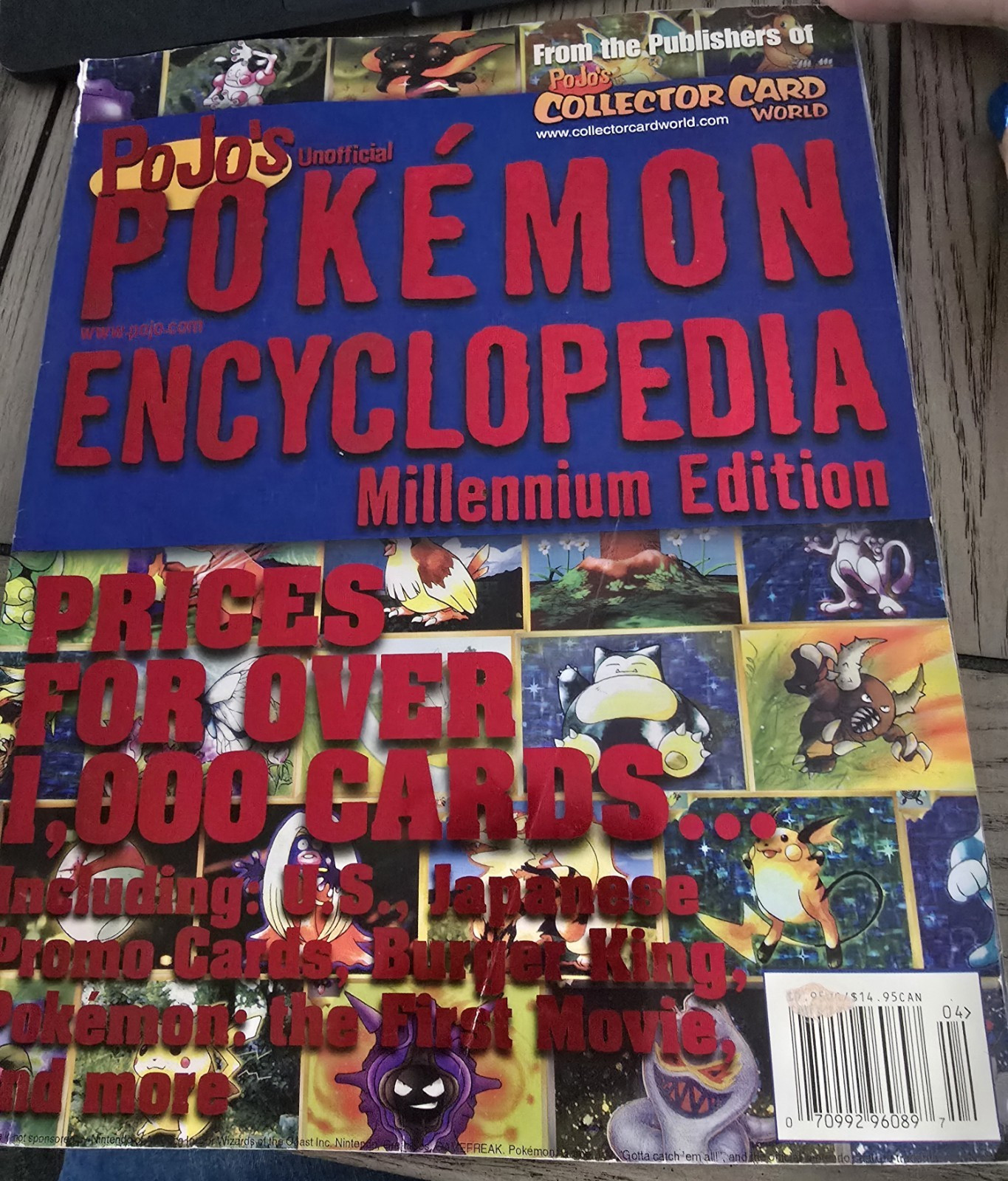 PoJo&rsquo;s Unofficial Pokémon Encyclopedia Millennium Edition Paperback Full Color