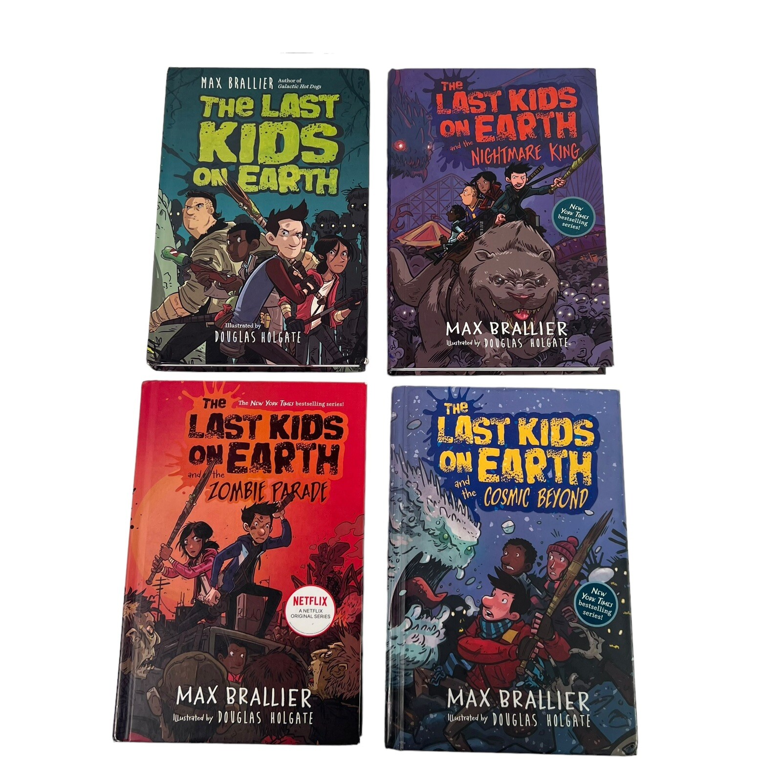 The Last Kids On Earth Books Lot of 4 Different Hardcover Books Max Brallier