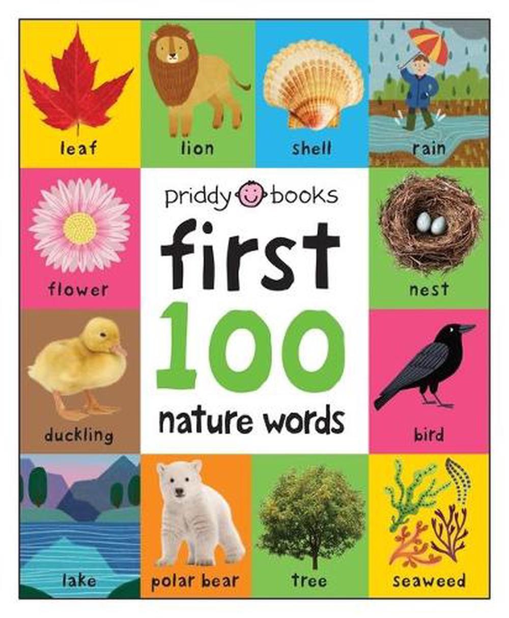 First 100: Nature Words by Roger Priddy (English) Board Book Book