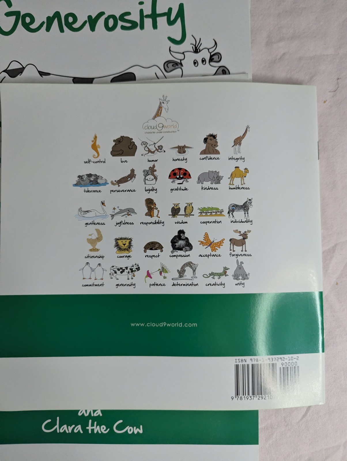 Home School Teachers Cloud 9 world character books GENEROSITY lot 2nd-5th