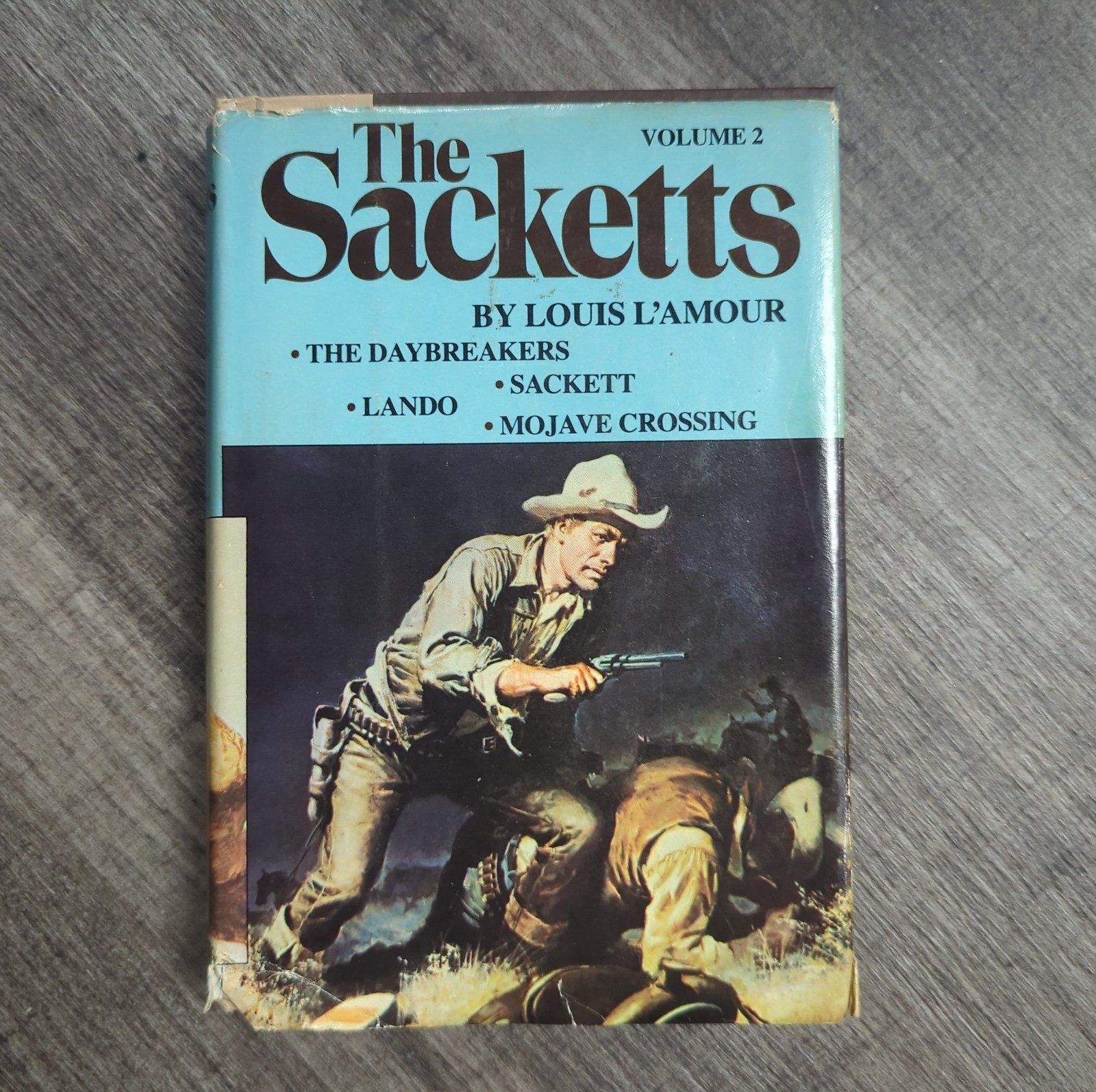 THE SACKETTS Complete 5 Volume Series by LOUIS L&rsquo;AMOUR Book Club Edition HCDJ