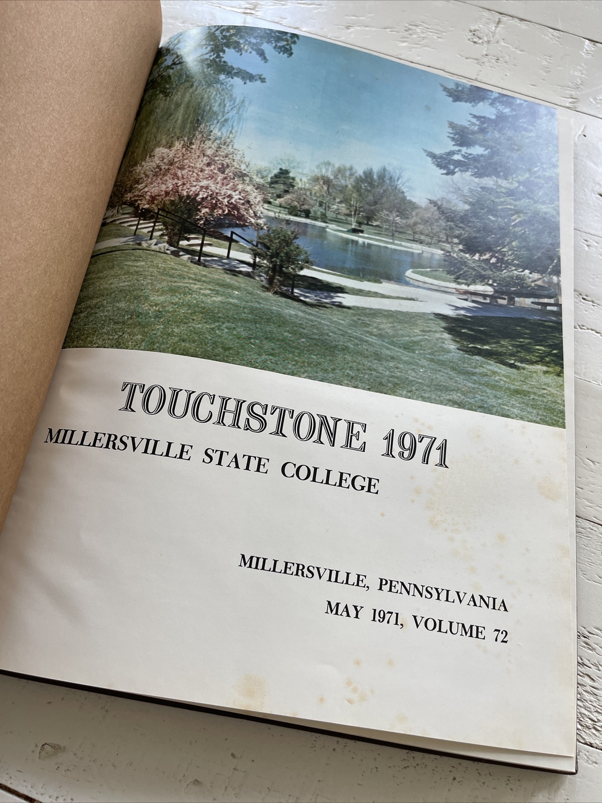 Touchstone 1971 Millersville State College Yearbook HC Pennsylvania