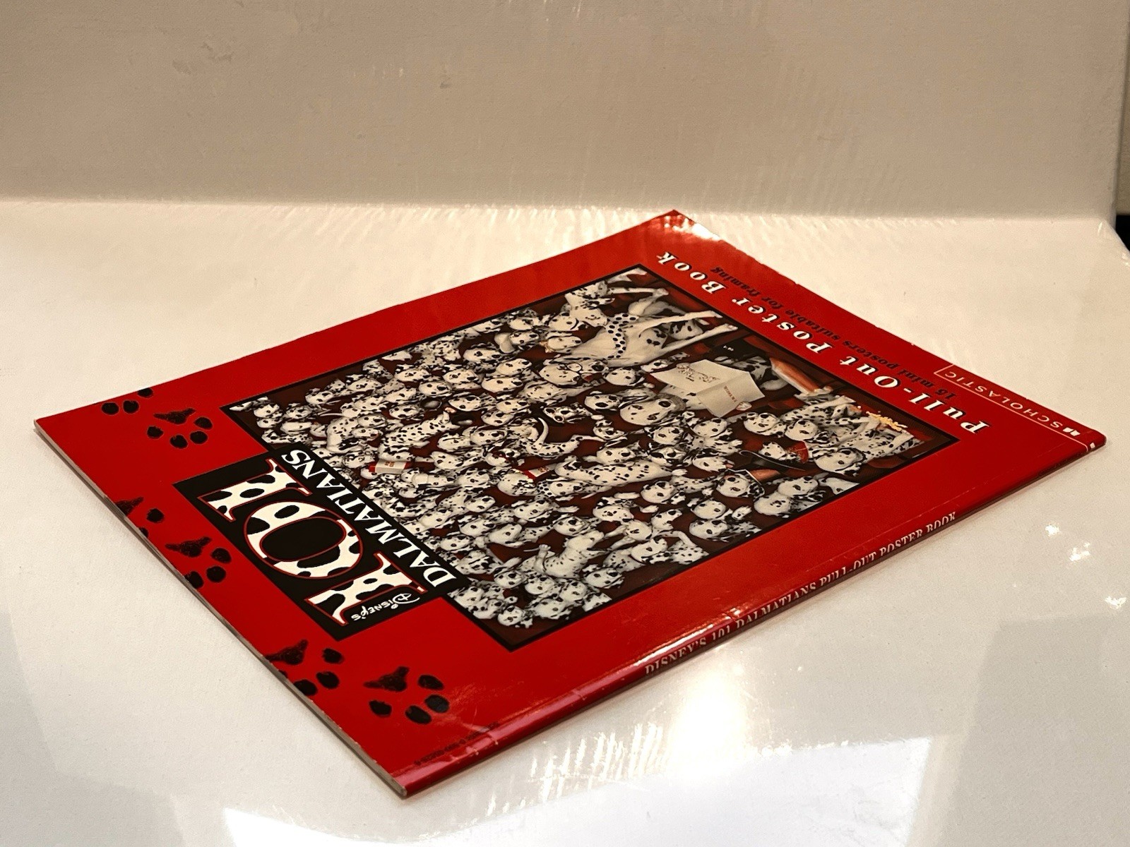 101 Dalmatians by Anne Mazer (1996, Trade Paperback) AND Pull-Out Poster Book