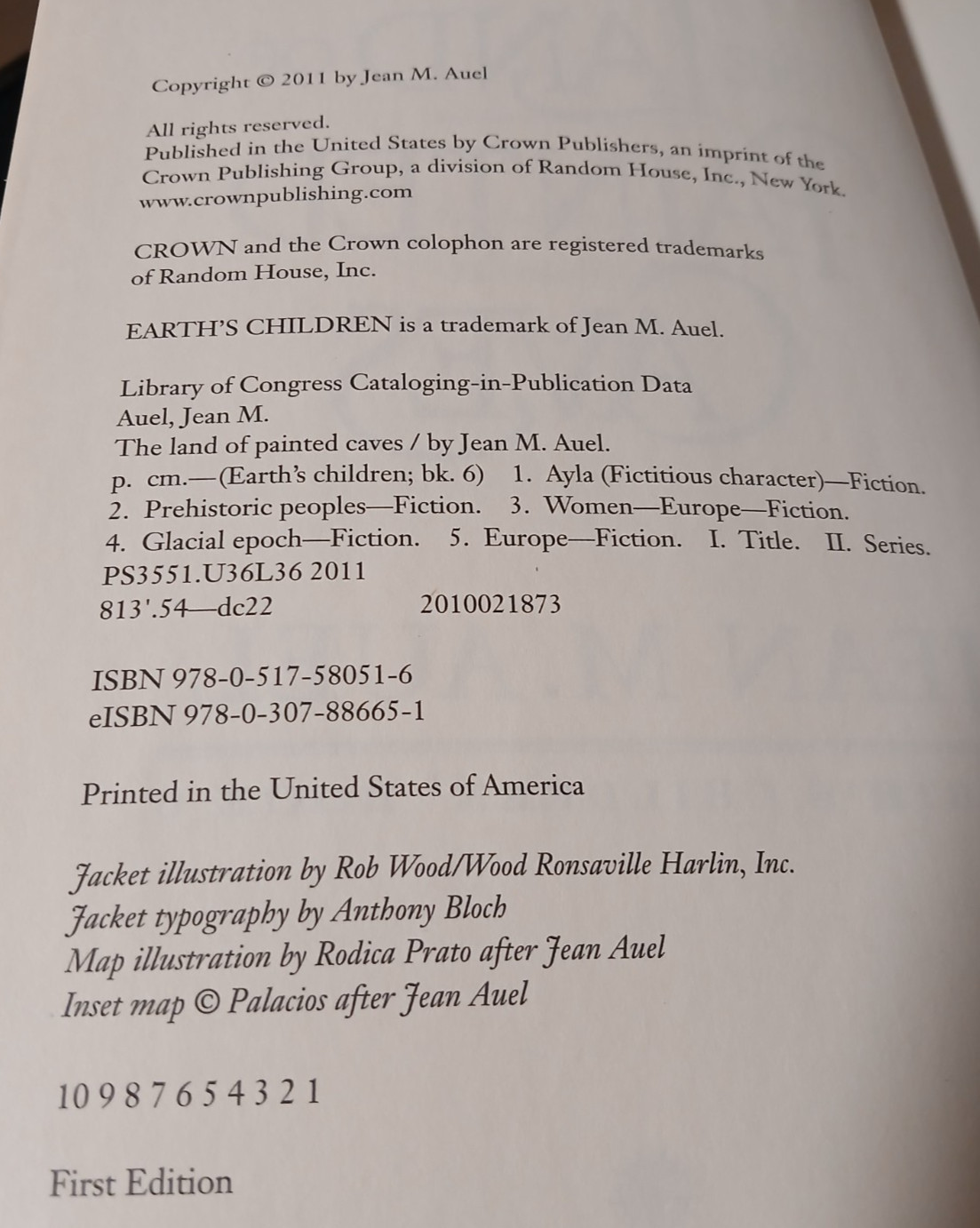 Jean M. Auel &lsquo;Earth&rsquo;s Children&rsquo; HB&rsquo;s – Set of 4 – 1st Editions