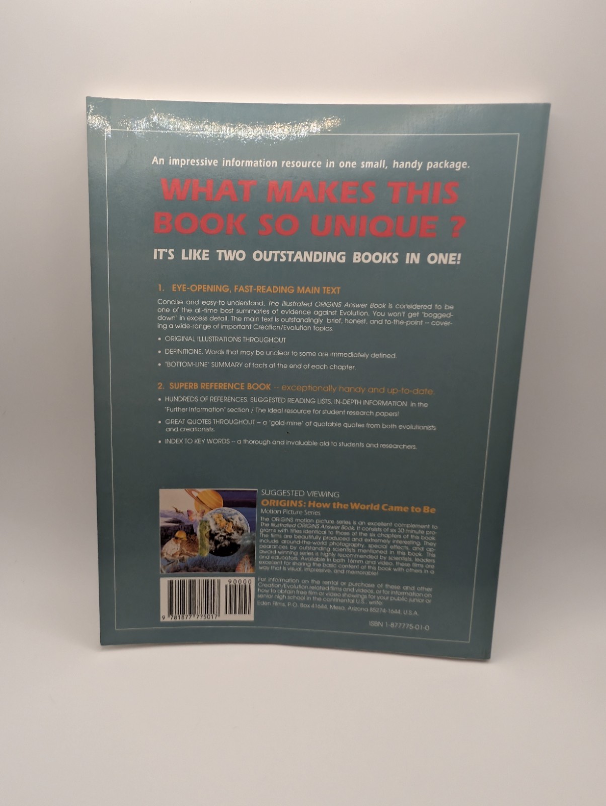 THE ILLUSTRATED ORIGINS ANSWER BOOK: CONCISE, By Paul S. Taylor