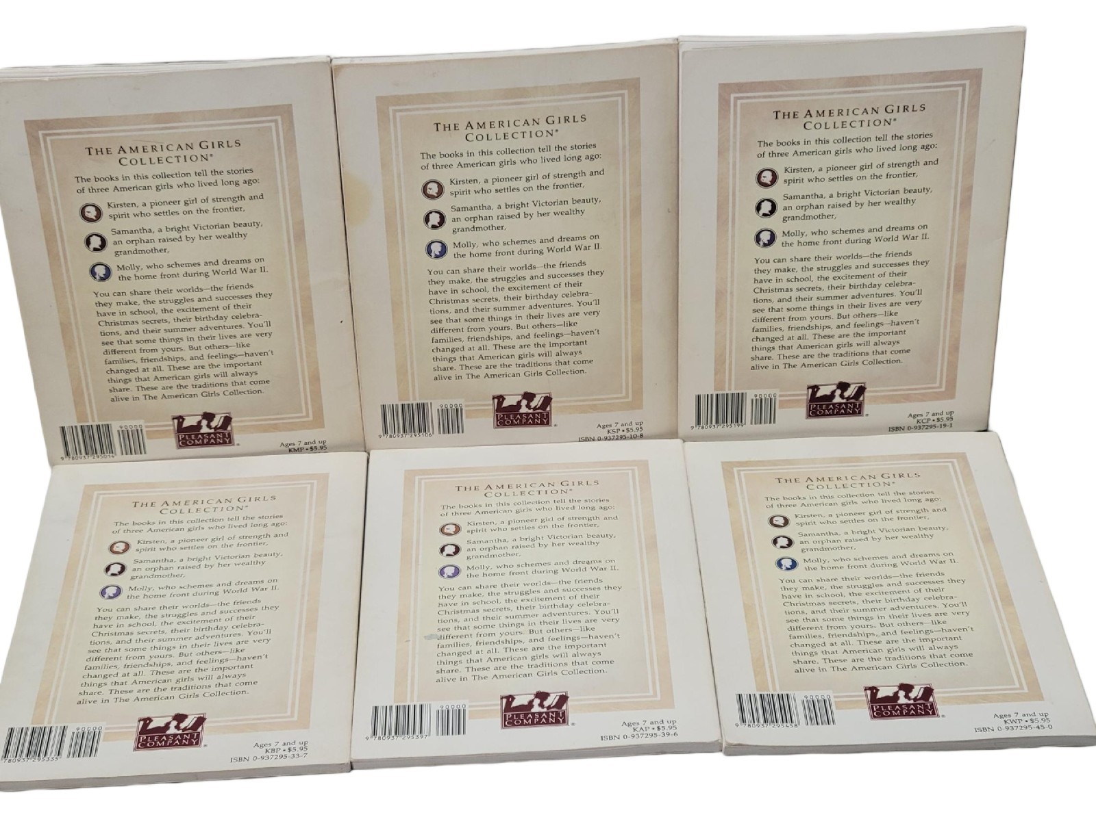 Meet Kirsten An American Girl Book 1-6 Pleasant Company 1986 First Edition