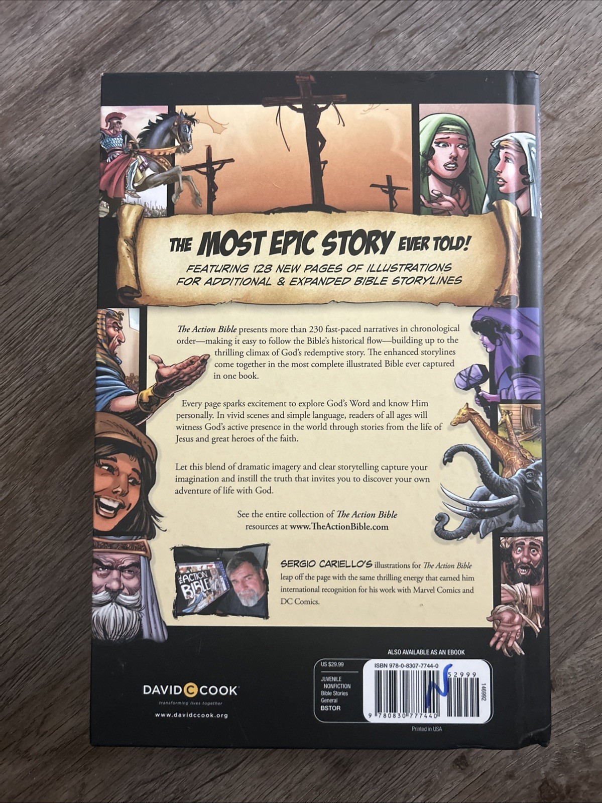 The Action Bible: God&rsquo;s Redemptive Story by Sergio Cariello Graphic Novel