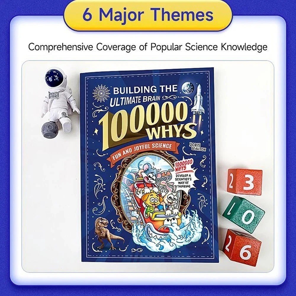Children&rsquo;s Encyclopedia 100000 Whys Kids Book Ages 6-12 Extracurricular Reading