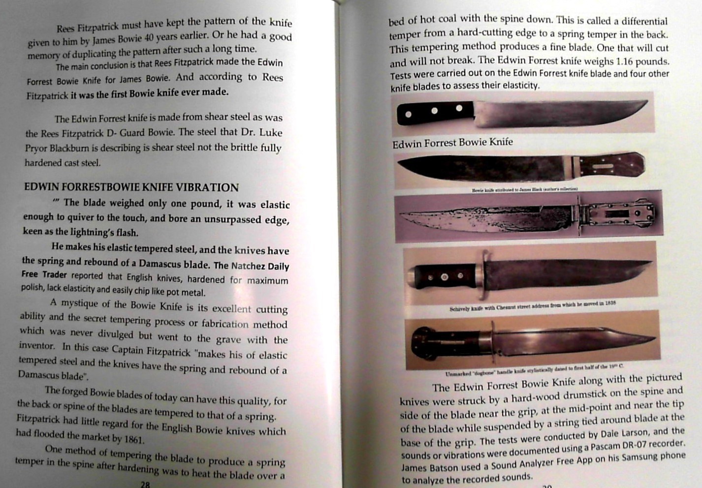 2 in 1 Books on Jim Bowie Edwin Forrest Knife & Acadia Plantation Bowie&rsquo;s Home