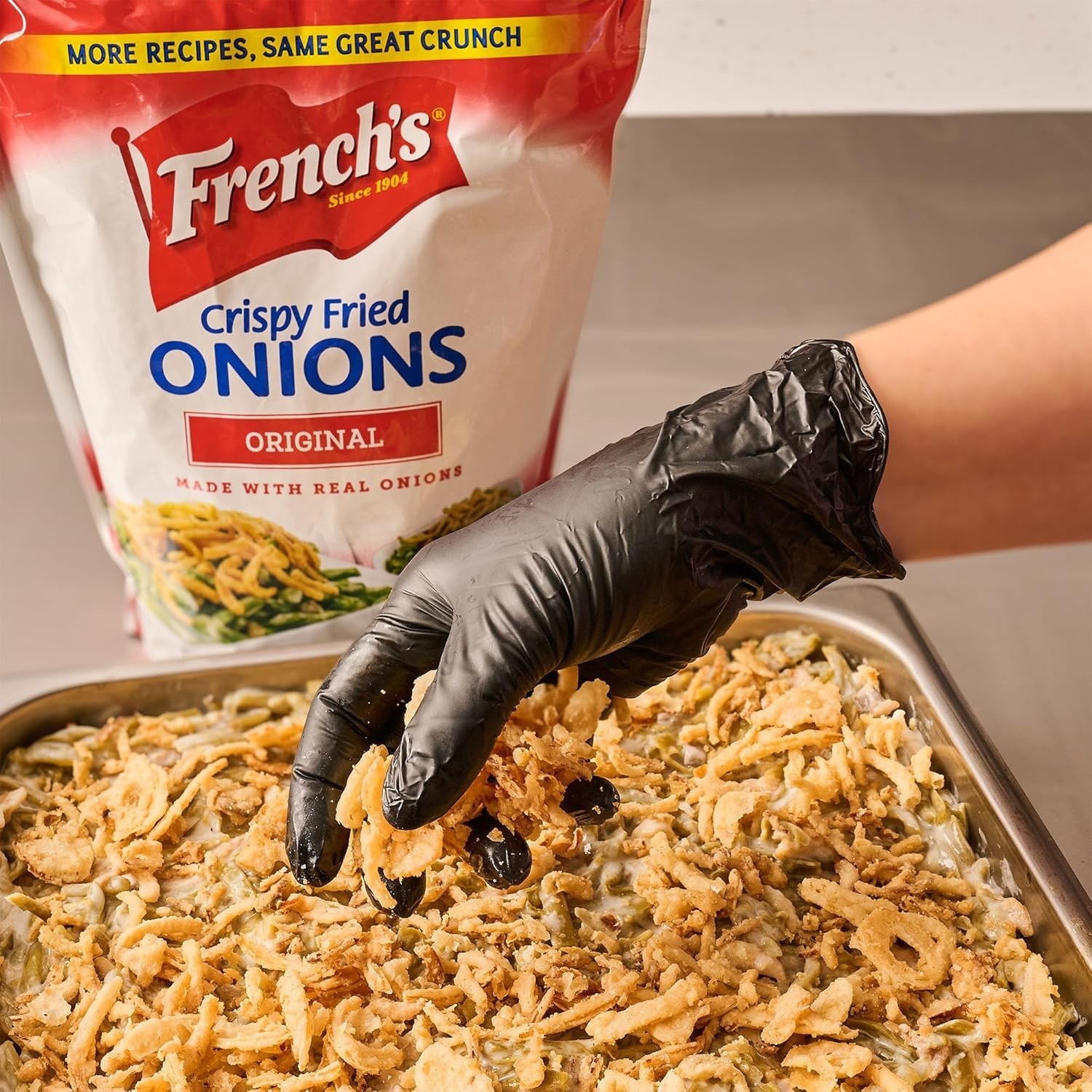 French&rsquo;s Crispy Onions – 24 oz Bag for Green Bean Casseroles^-