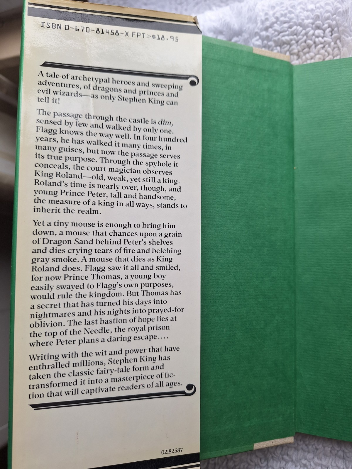 Stephen King The Eyes of the Dragon Hardcover First Edition ? 1987