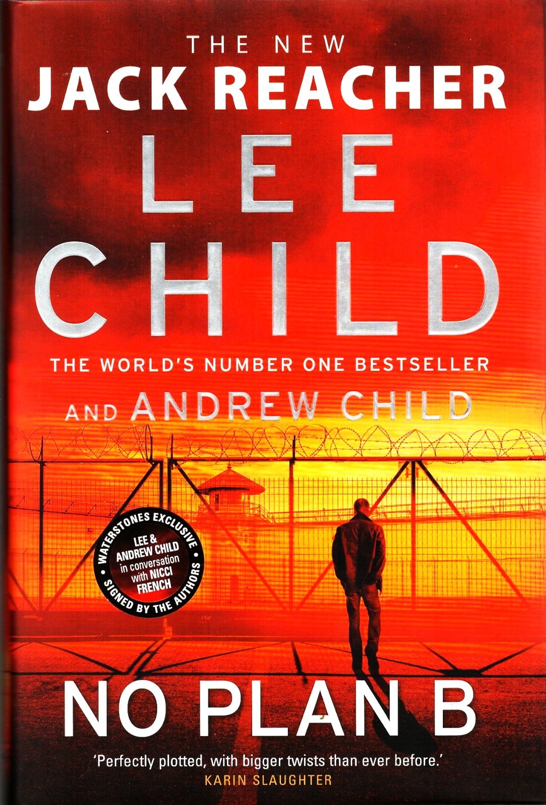 LEE CHILD & ANDREW CHILD Signed Jack Reacher Book « NO PLAN B » NEW JSA #CI92431