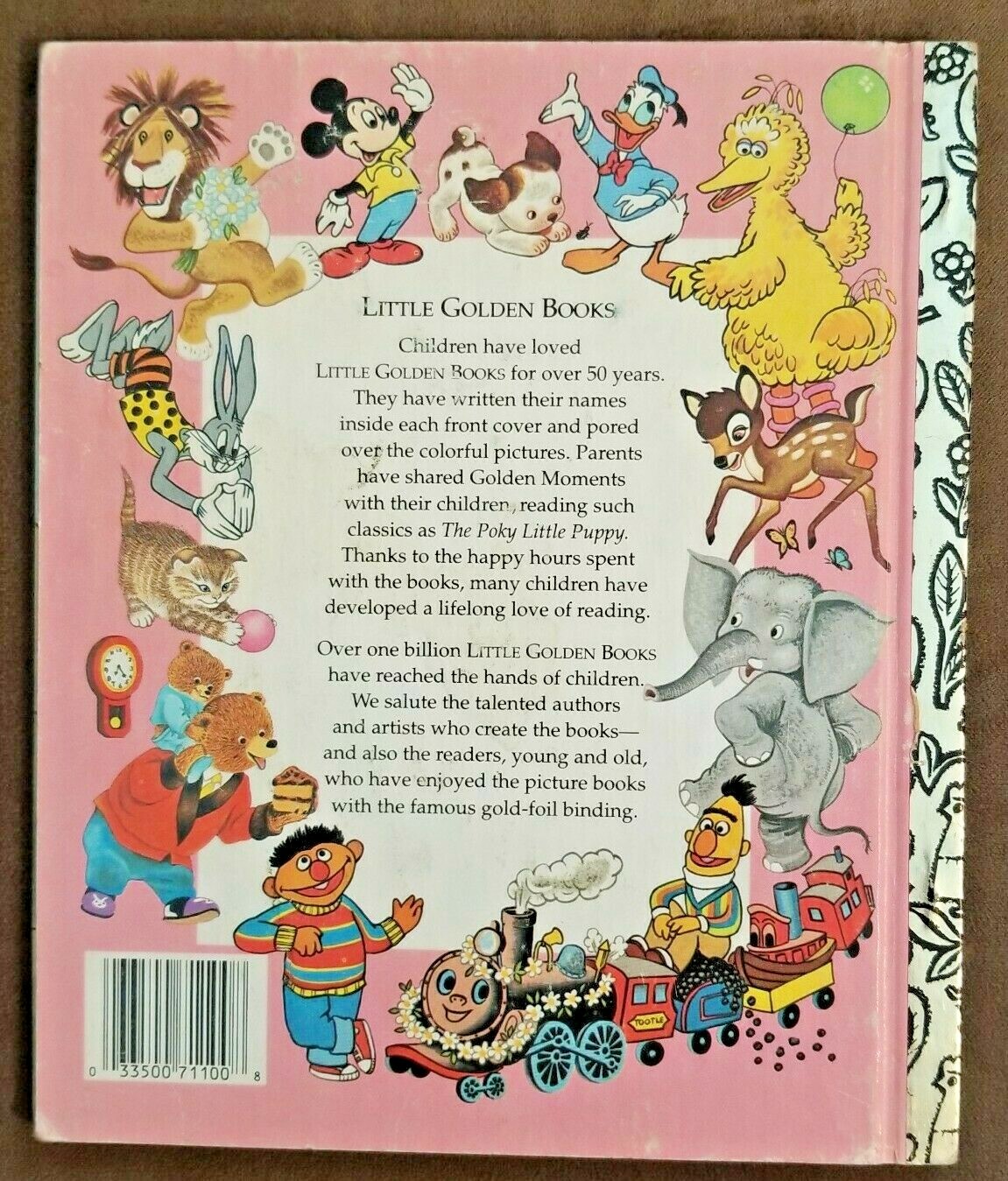 Lot of 5 Walt Disney&rsquo;s Little Golden Books Vintage 1978-1991 Hardcover Ephemera