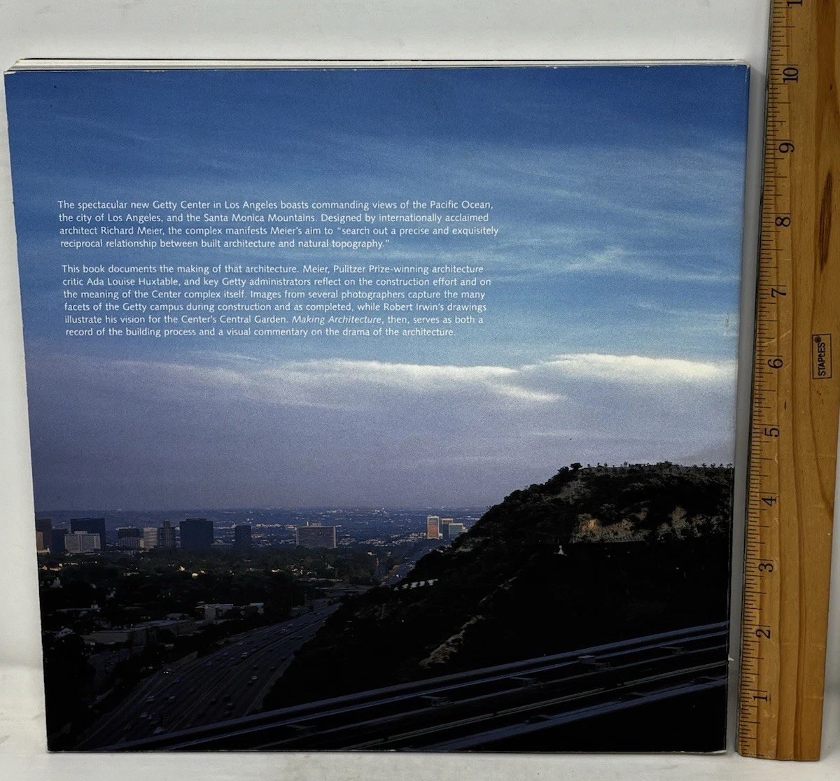 Making Architecture The Getty Center1997 168 pages VTG 10&Prime;x 10&Prime;
