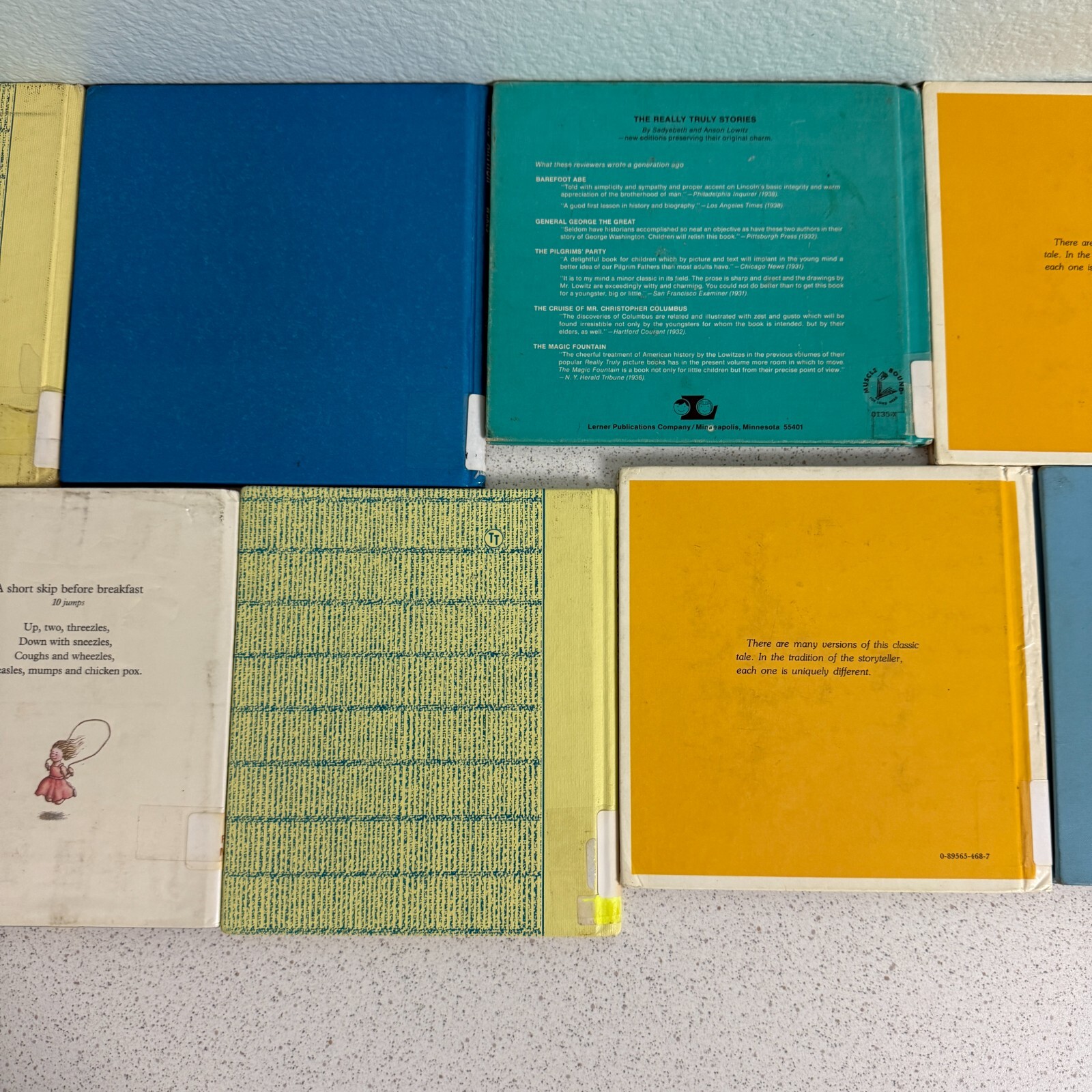 Lot of 18 Vintage 60s 70s 80s 90s Childrens Kids Picture Books Elementary School