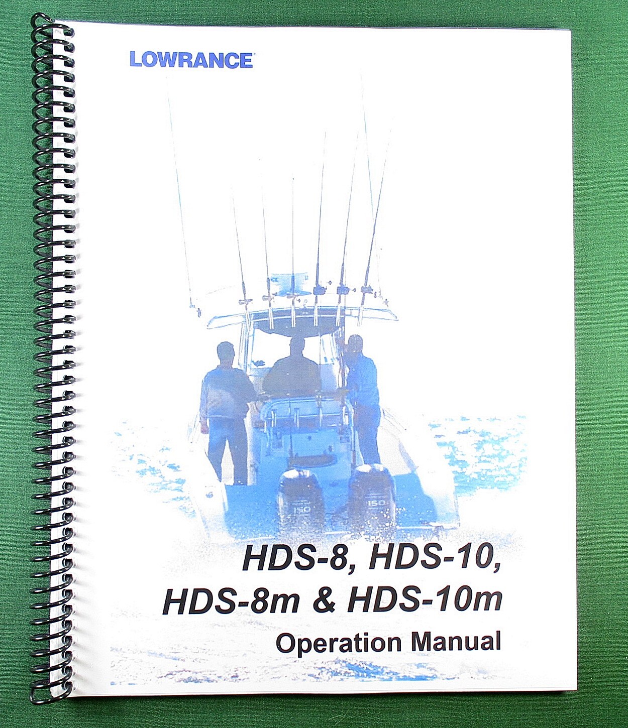 Lowrance HDS-10m Operation Manual: Full Color 134 Pages & Protective Covers