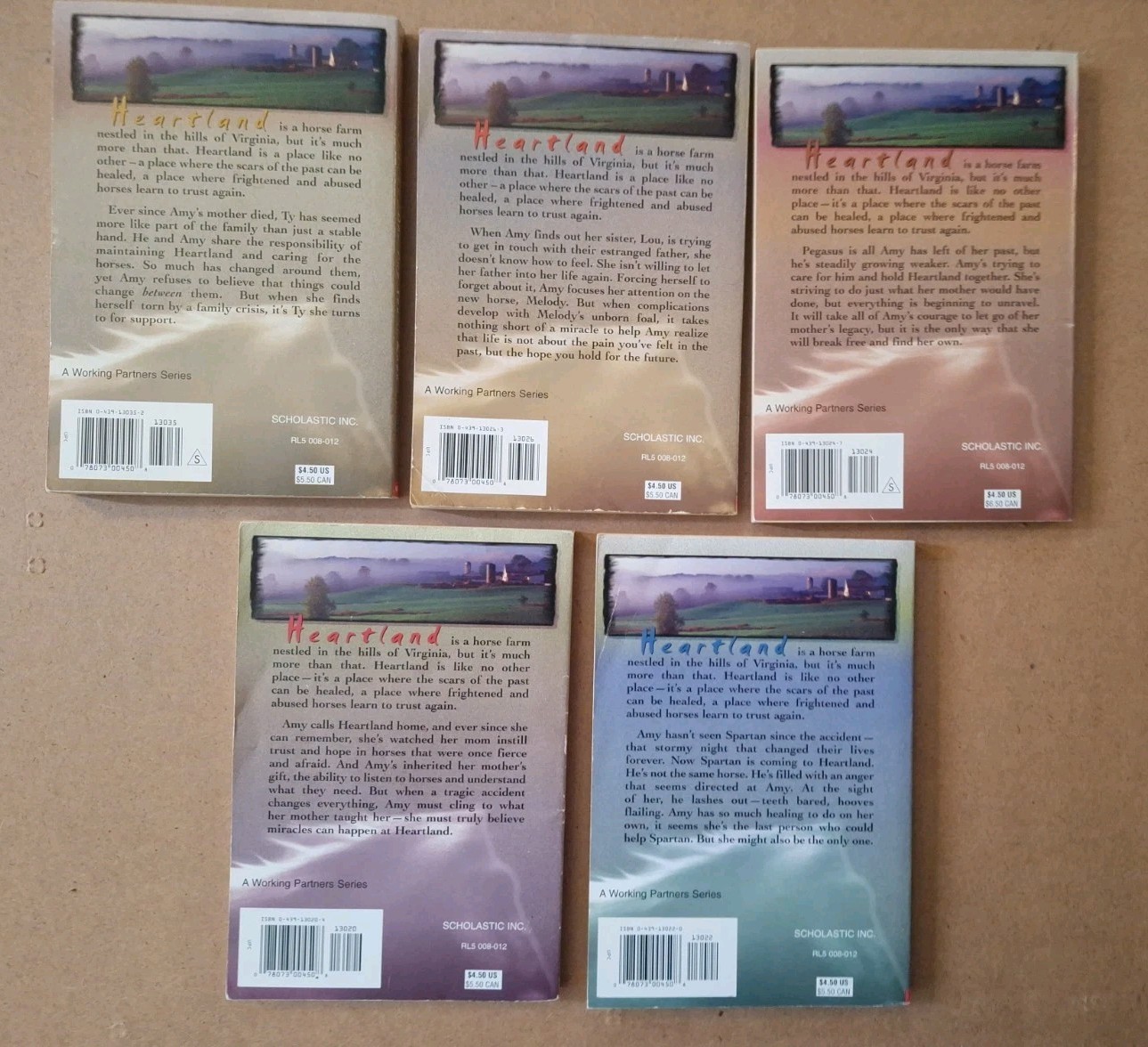 Heartland By Lauren Brooke Lot Of 5 Paperbacks 1 2 3 5 6