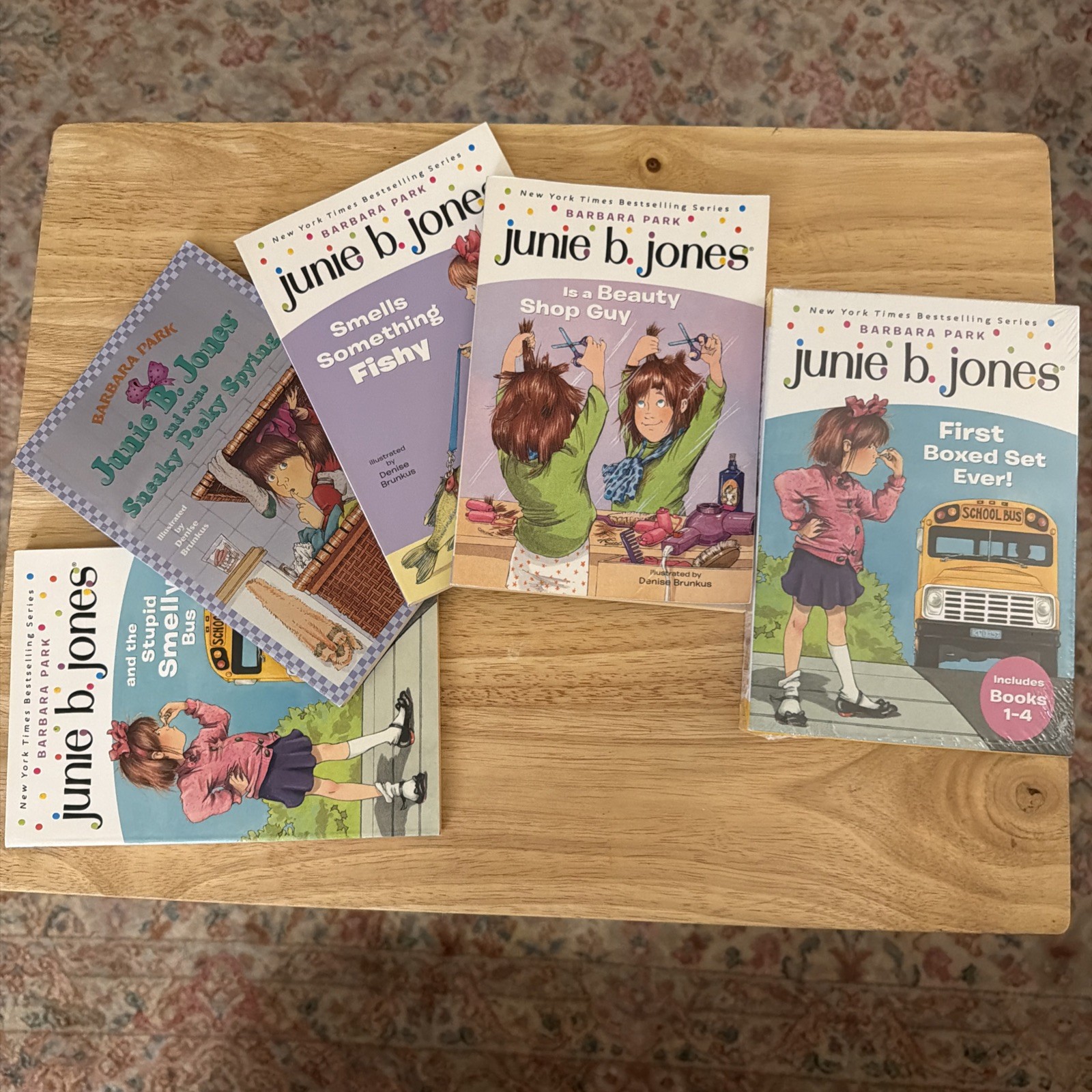 Barbara Park Vintage Junie B. Jones Chapter Books 1st Boxed Set1-4 (& 1,4,11,12)
