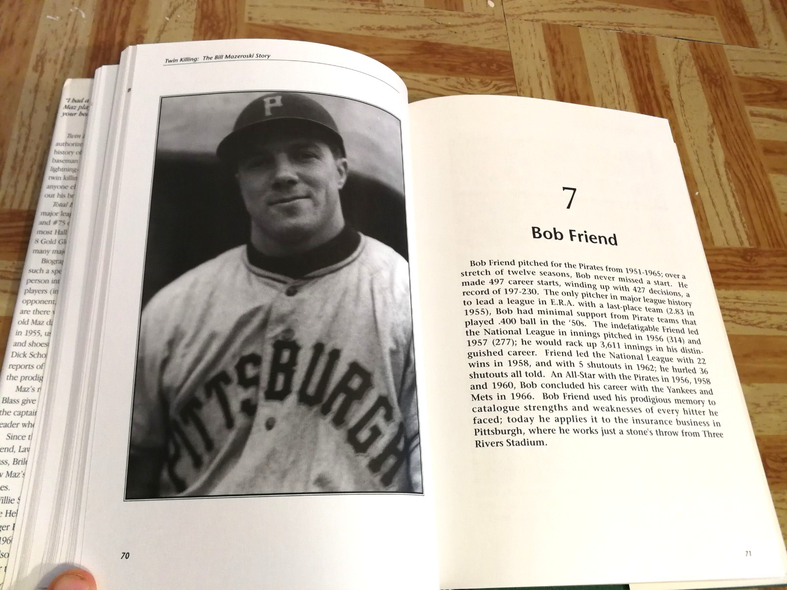 Twin Killing: The Bill Mazeroski Story, John T Bird 1995 HCDJ Illustrated MLB