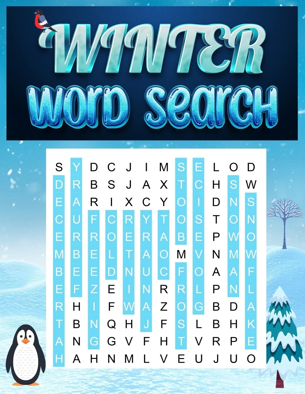 Laura Bidden Winter Word Search: Word Search Book for Adults – Large (Paperback)