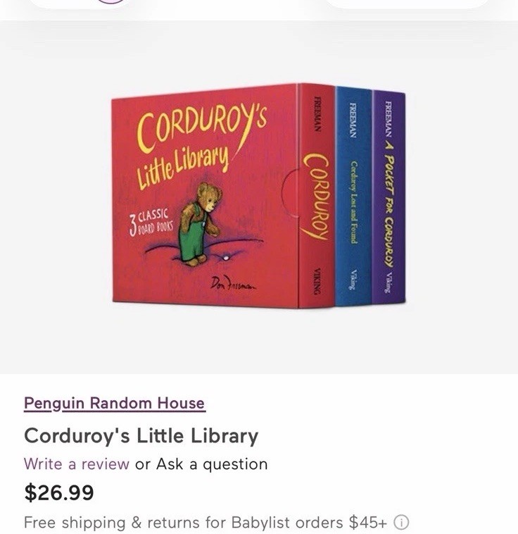 Corduroy&rsquo;s Little Library by Don Freeman (2024, Picture Book)
