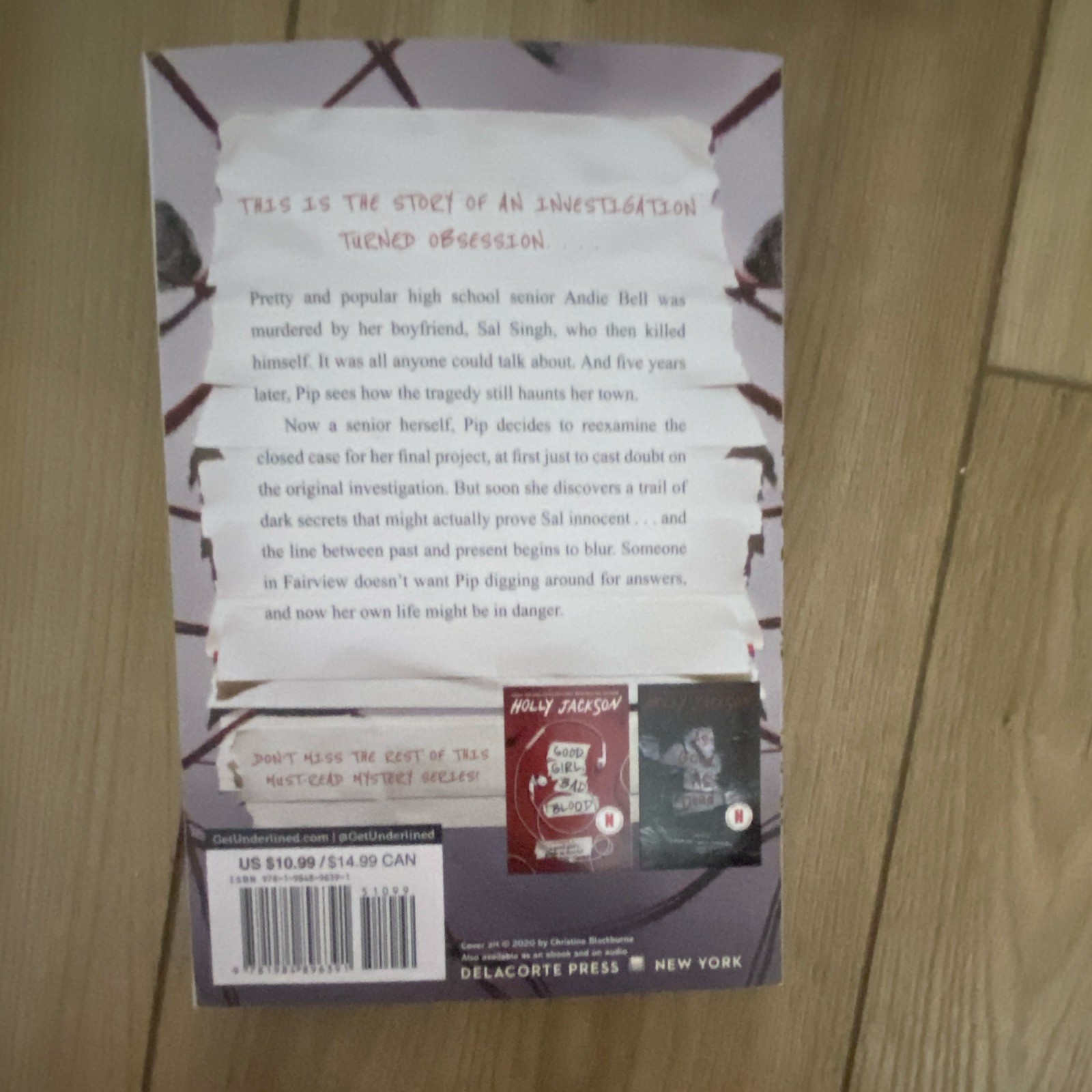 A Good Girl&rsquo;s Guide to Murder Holly Jackson Paperback Mystery Netflix