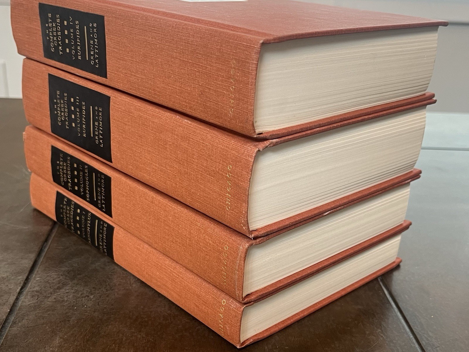 Complete Greek Tragedies Vols. 1-4 : A Centennial Edition by Richmond Lattimore