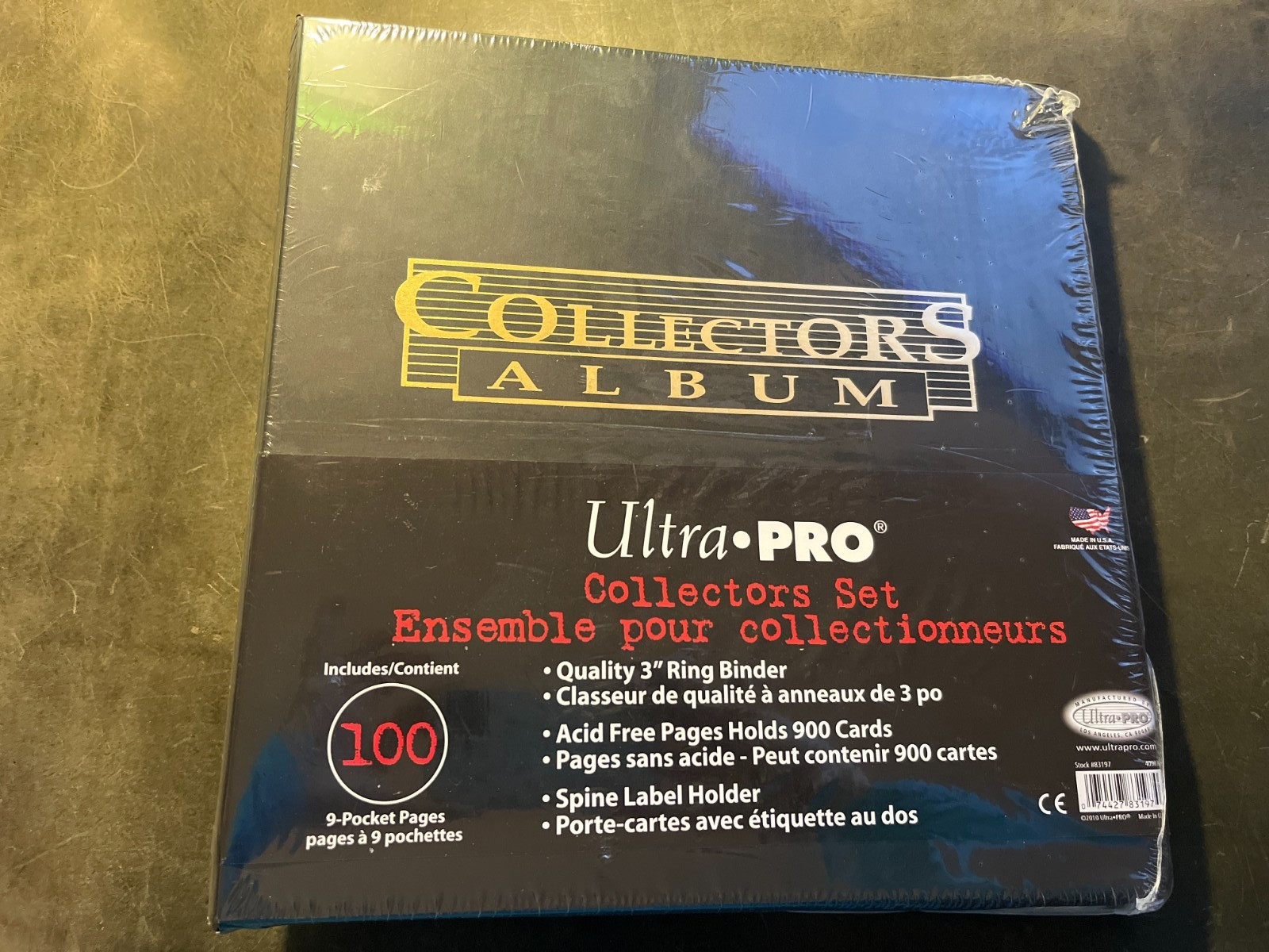 Ultra Pro 3&Prime; Trading Card Collector&rsquo;s Album Binder with 100 Pages -NEW Sealed-