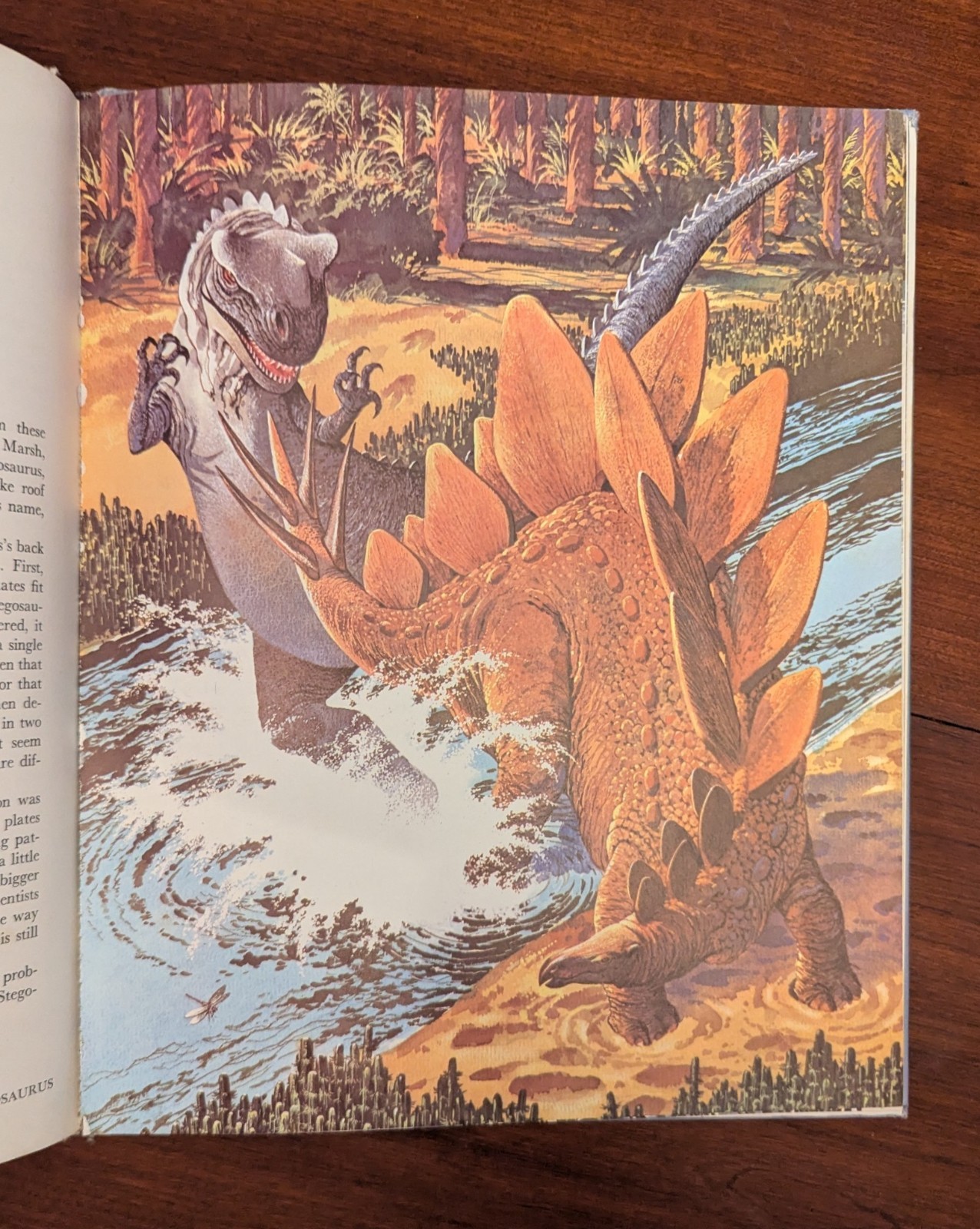 Album Of Dinosaurs Vintage Children&rsquo;s Hardcover Tom McGowen Rand McNally 1976