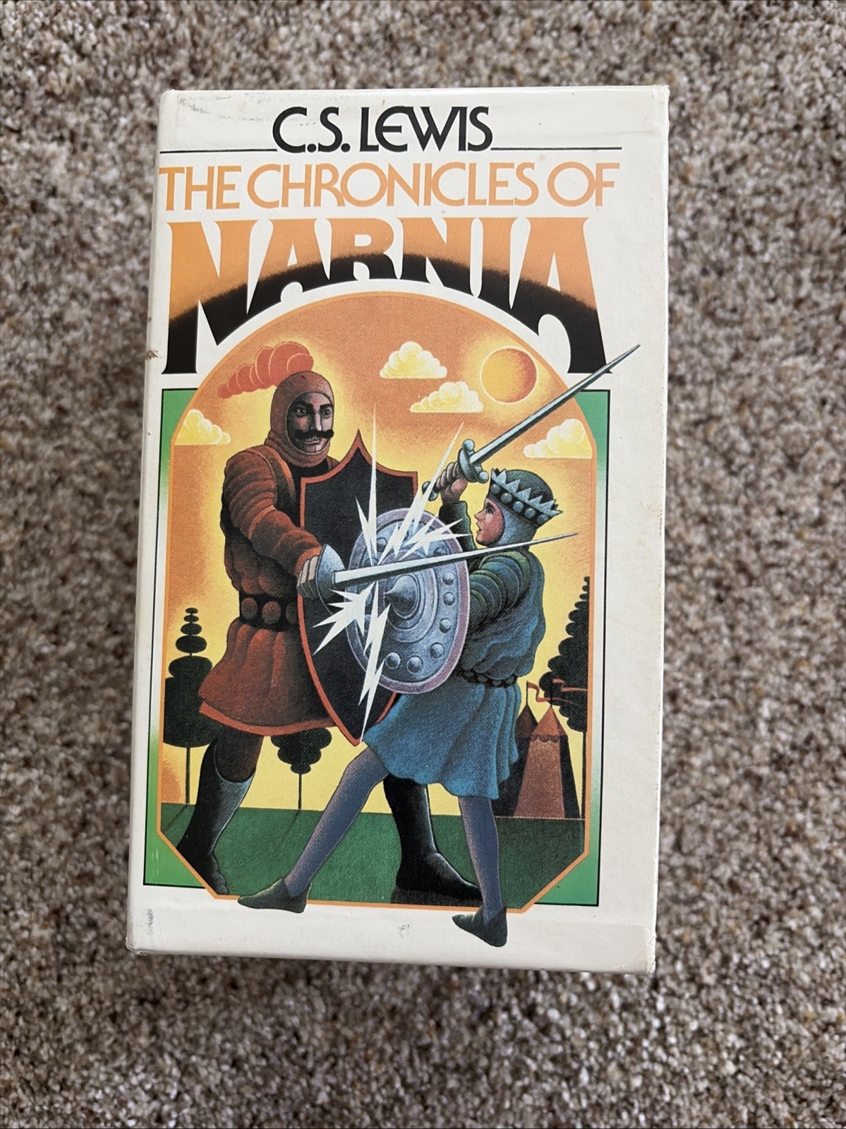 The Chronicles Of Narnia Complete Box Set 1970 Books 1-7 Vintage Collier