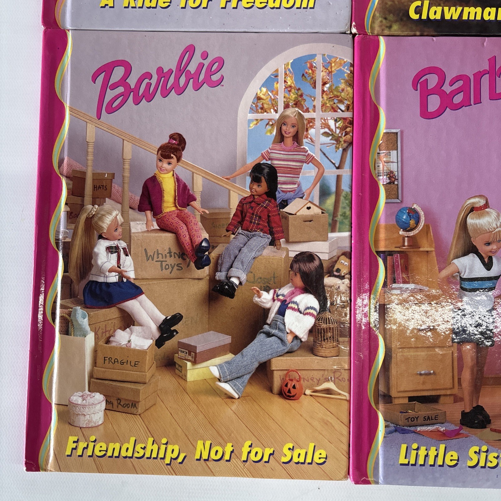 Barbie & Friends Barbie Core Grolier Books Club 1990&rsquo;s Hardcover Book Lot Of 8