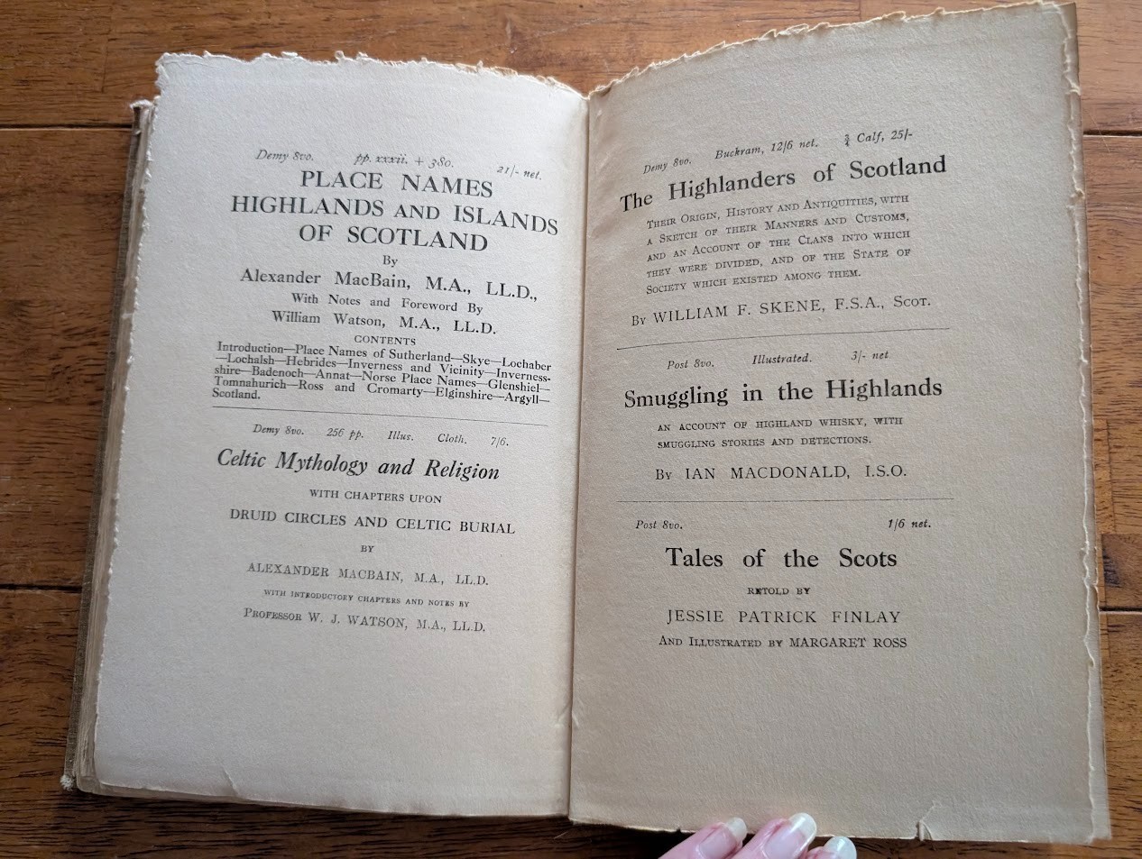 1924 book Prophecies of the Brahan Seer Mackenzie Scottish Oracle Occult