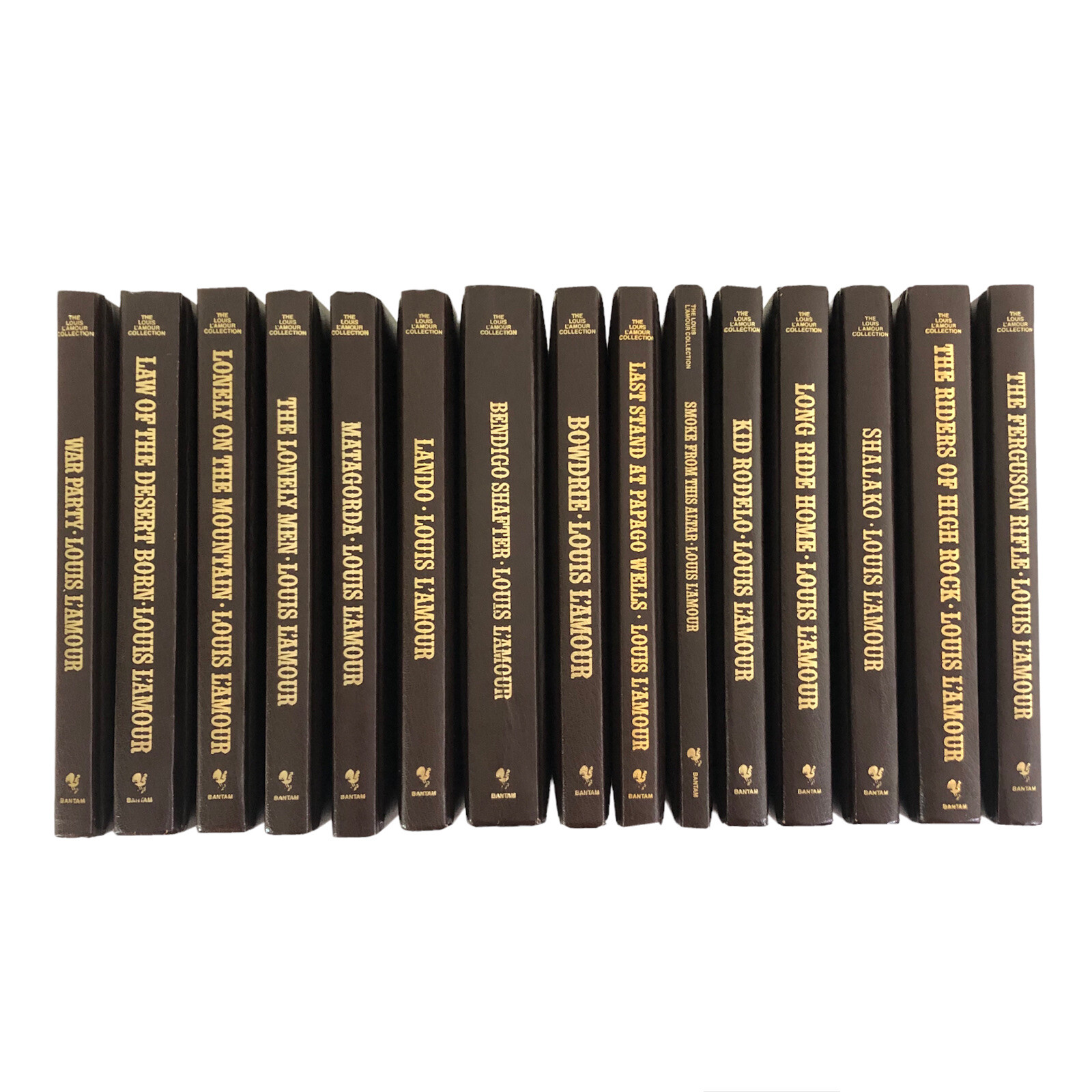 THE LOUIS L&rsquo;AMOUR COLLECTION Western Fiction Hardcover Leatherette Bantam Books