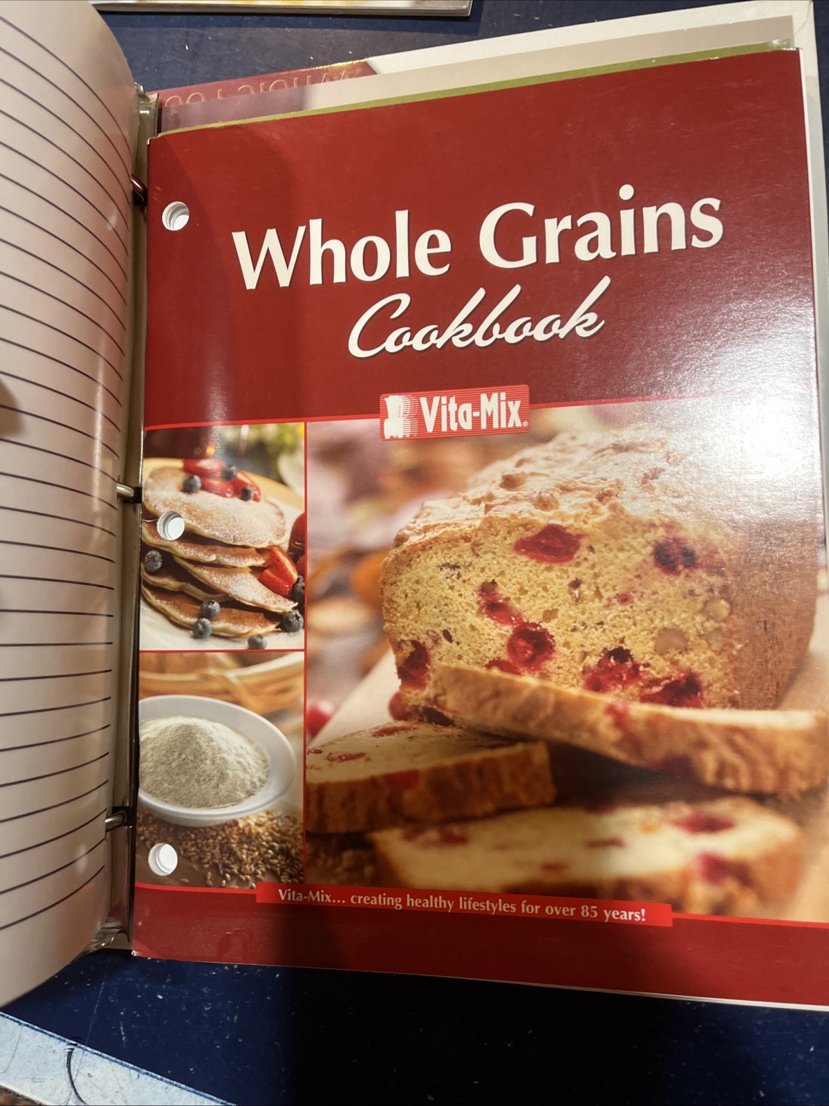 Vita-Mix Whole Food Recipes 3-Ring Binder & Owner&rsquo;s Manual, 2009 Spiral HC +