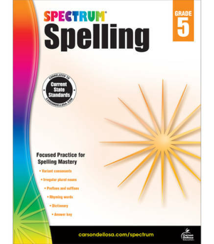 Spectrum Spelling, Grade 5 – Paperback By Spectrum – GOOD