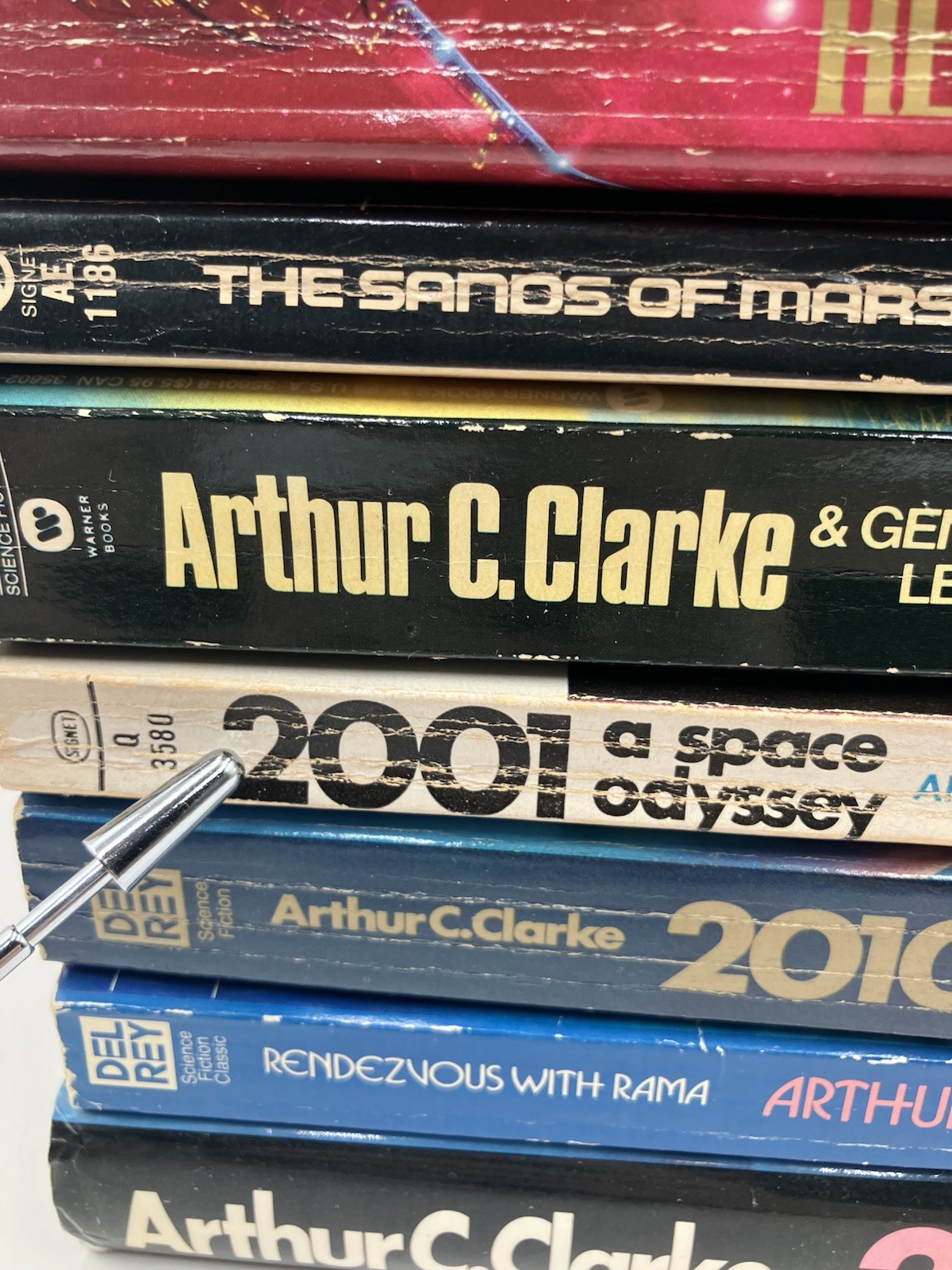 Vintage Lot of 11 Arthur C. Clarke Science Fiction 10 PB 1 HC Odyssey Rama