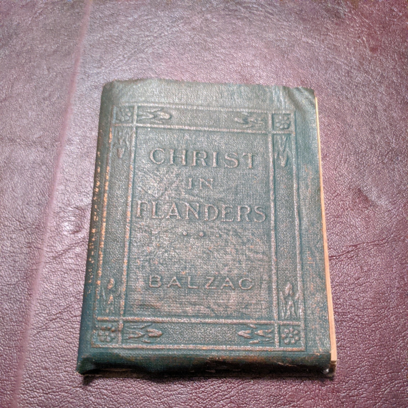 CHRIST IN FLANDERS « LITTLE LEATHER LIBRARY » Vintage Book