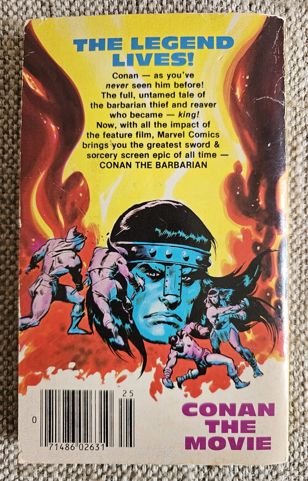 Conan The Barbarian The Official Marvel Comics Illustrated Books 1st Ed 1982