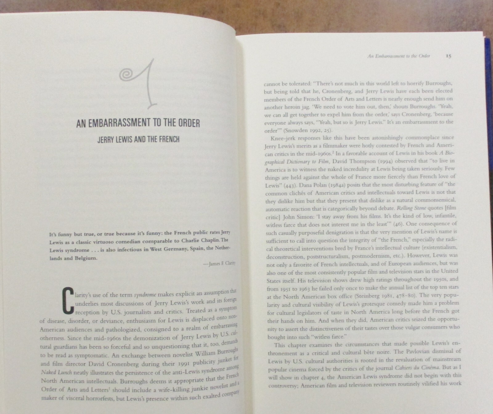 « Inventing Jerry Lewis » Hardcover Book (2000) Frank Krutnik – First Edition